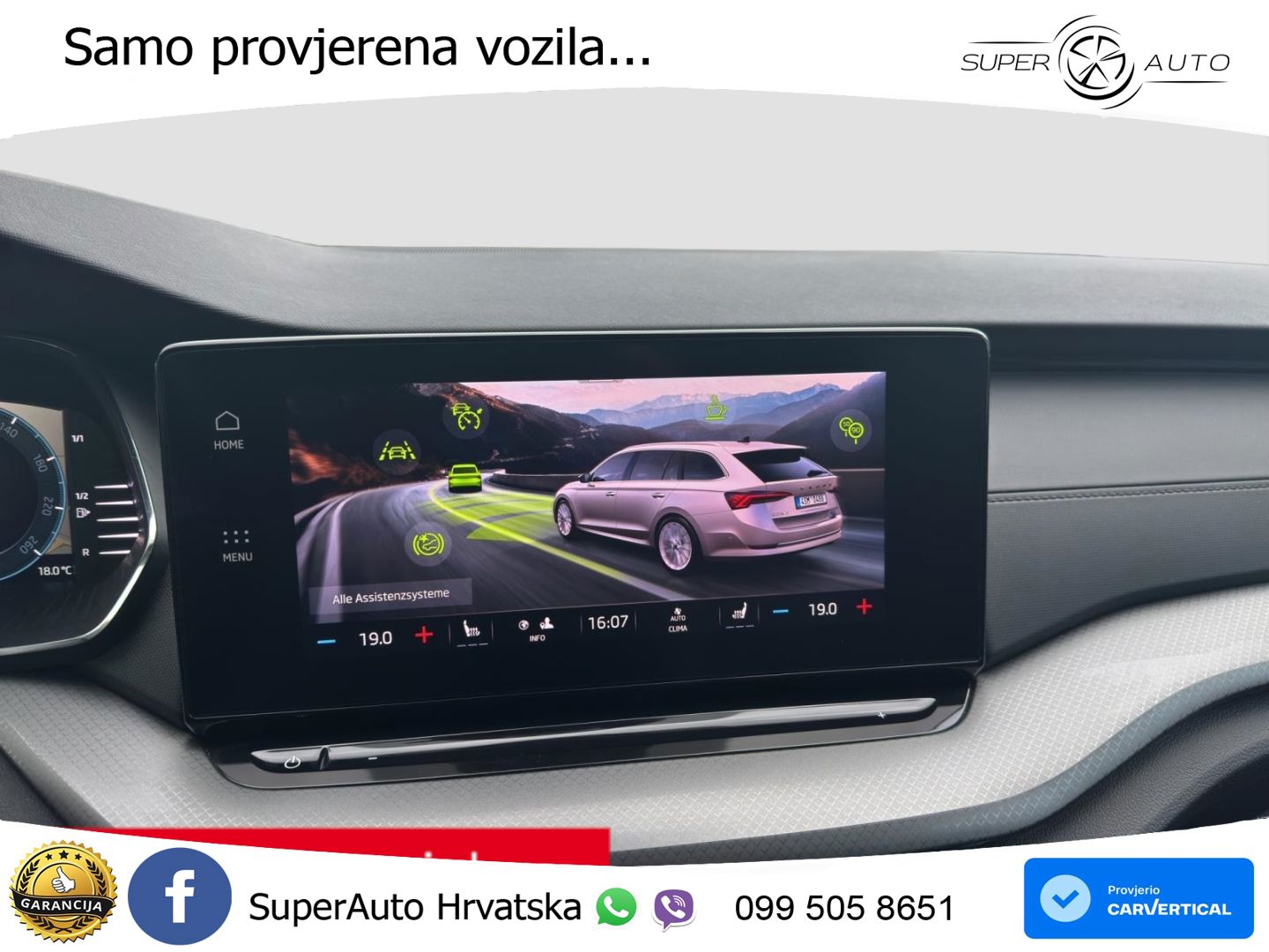 Škoda Octavia Combi 2.0 TDI (150 KS) DSG LED+GR SJED+ACC