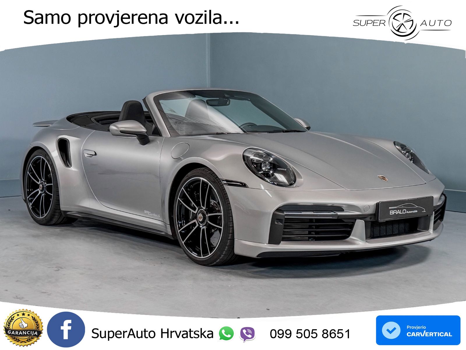 Porsche 911 Turbo S Cabriolet 3.8 (650 KS) PDK
