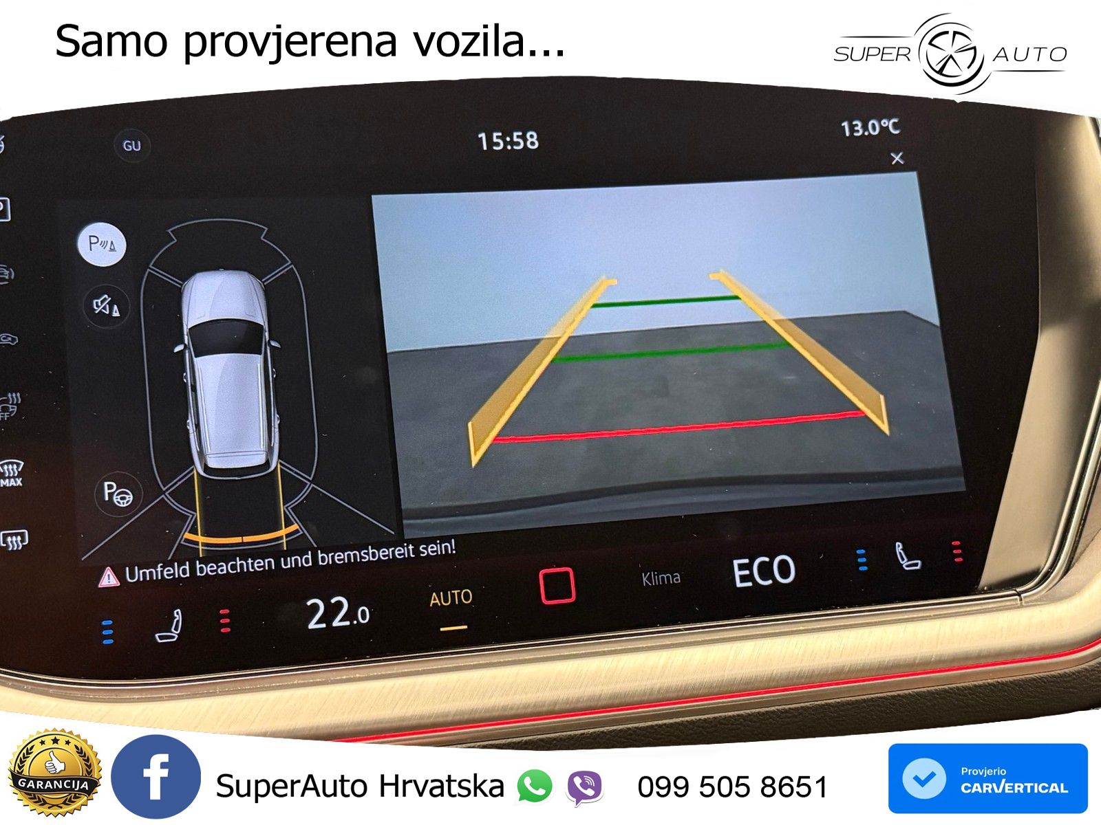 Volkswagen Touareg 3.0 V6 TDI (286 KS) 4MOTION Tiptronic ZRAČNI+ACC+GR SJED+KAM+PANO