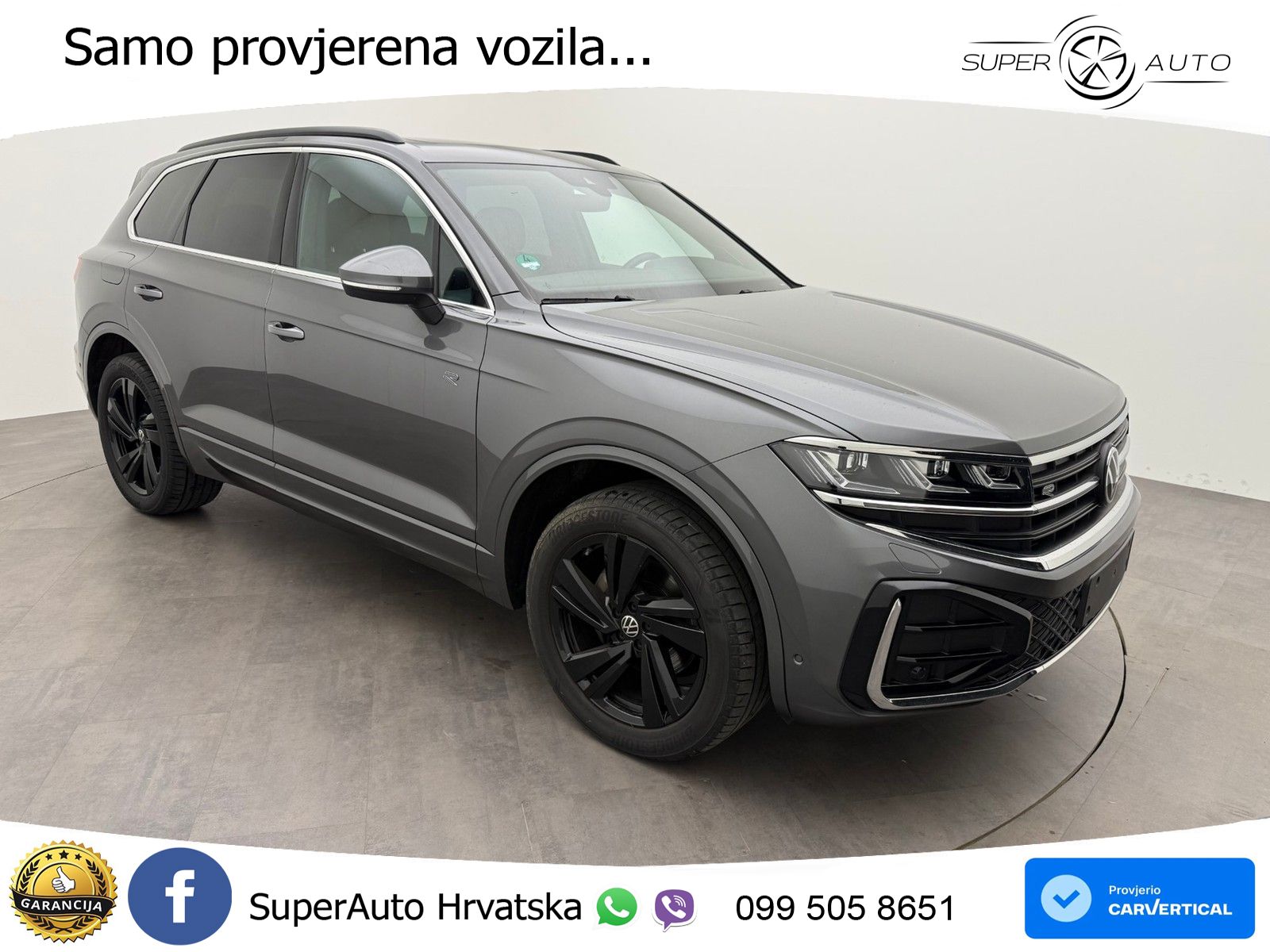 Volkswagen Touareg 3.0 V6 TDI (286 KS) 4MOTION Tiptronic ZRAČNI+ACC+GR SJED+KAM+PANO