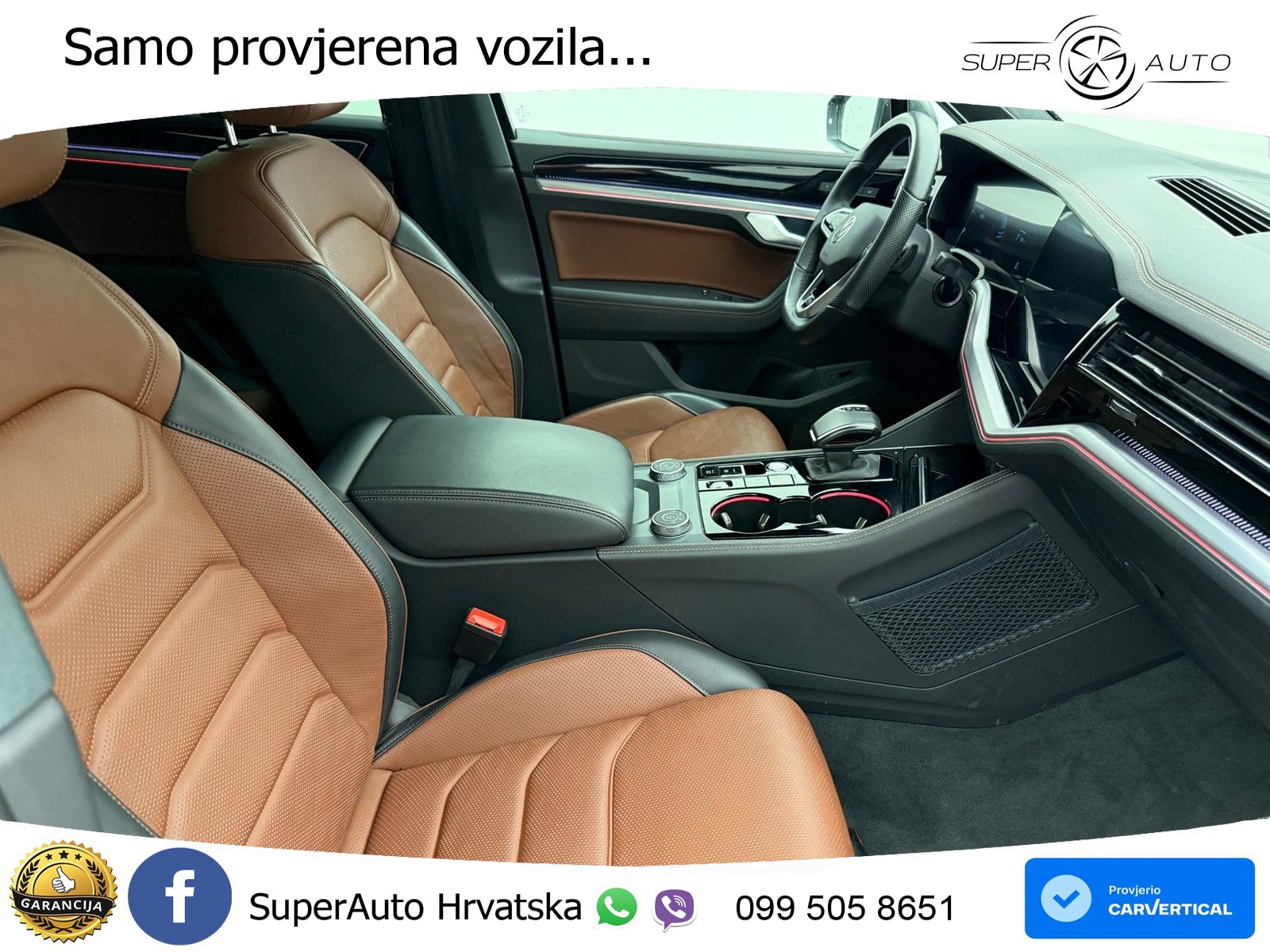 Volkswagen Touareg 3.0 V6 TDI (286 KS) 4MOTION Tiptronic ZRAČNI+ACC+GR SJED+KAM+PANO