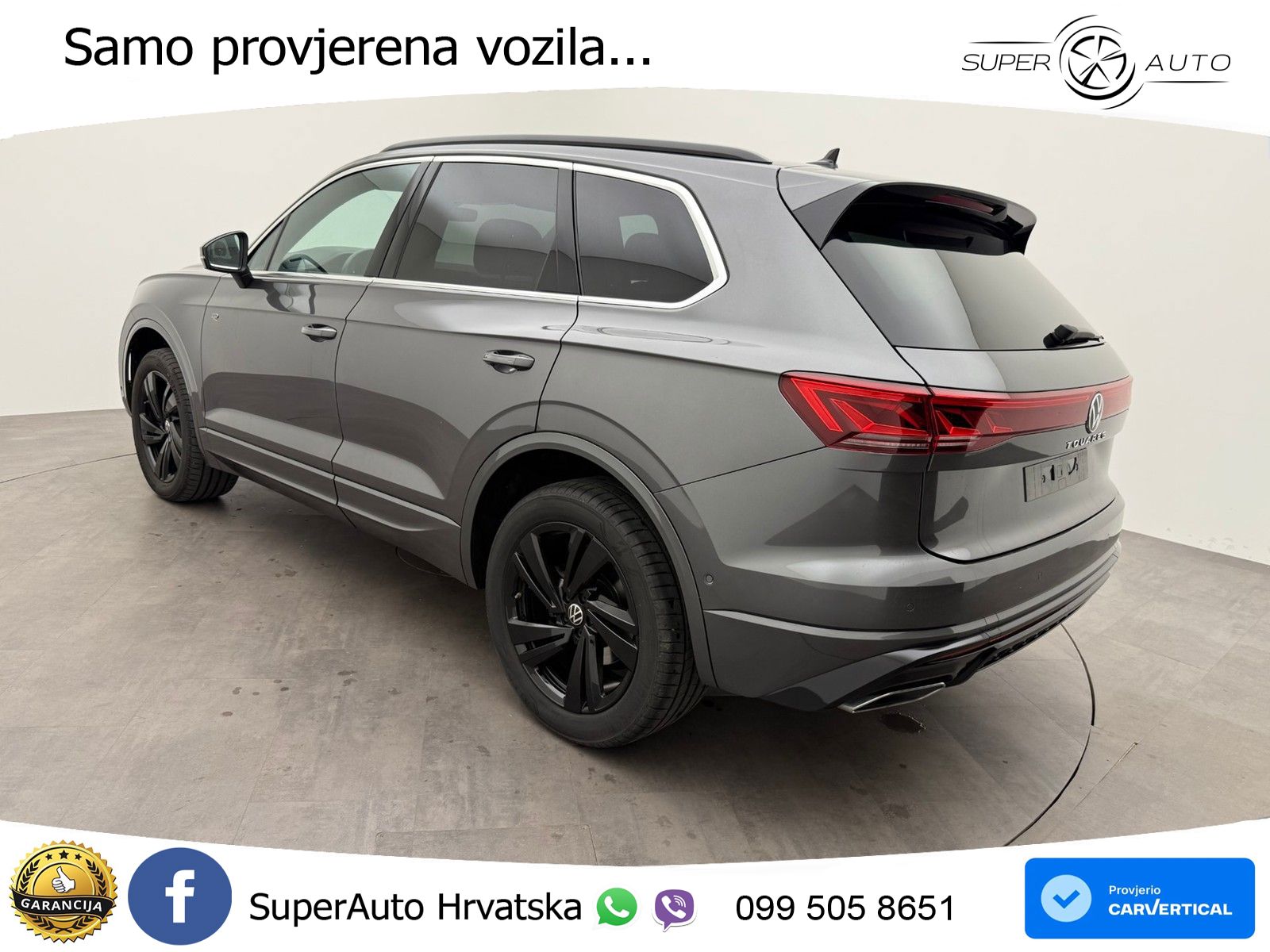 Volkswagen Touareg 3.0 V6 TDI (286 KS) 4MOTION Tiptronic ZRAČNI+ACC+GR SJED+KAM+PANO