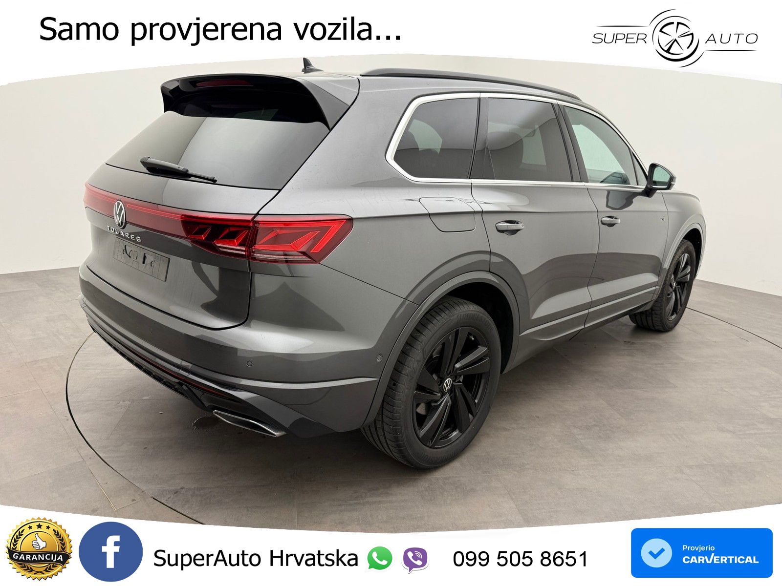 Volkswagen Touareg 3.0 V6 TDI (286 KS) 4MOTION Tiptronic ZRAČNI+ACC+GR SJED+KAM+PANO