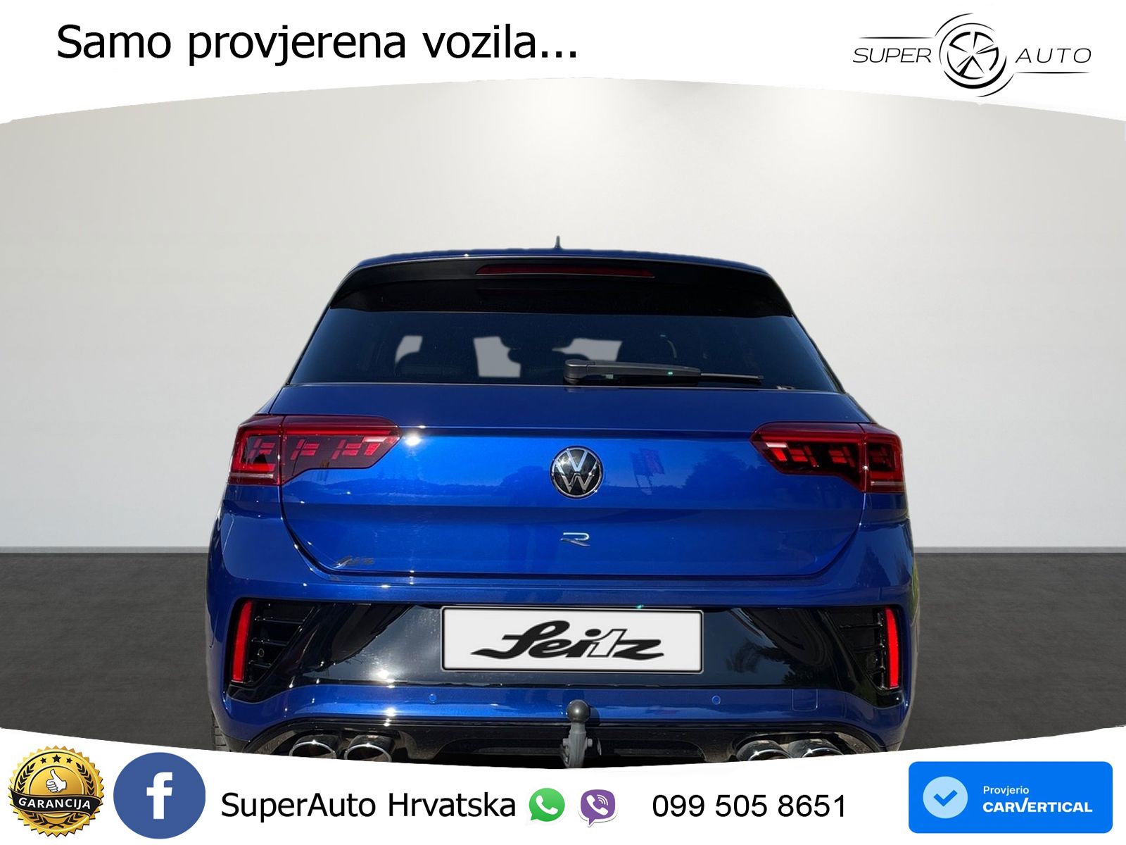 Volkswagen T-Roc I R 2.0 TSI (300 KS) OPF 4M DSG MATRIX+GR SJED+KAM