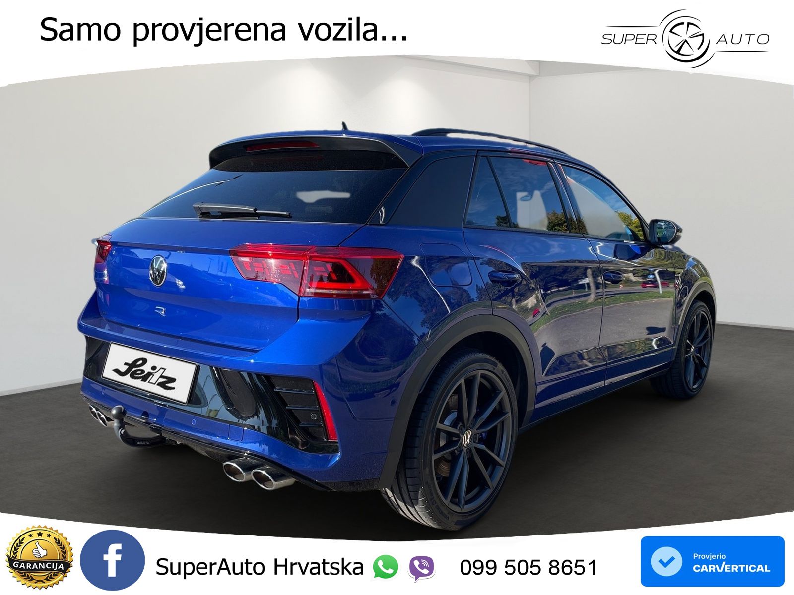 Volkswagen T-Roc I R 2.0 TSI (300 KS) OPF 4M DSG MATRIX+GR SJED+KAM