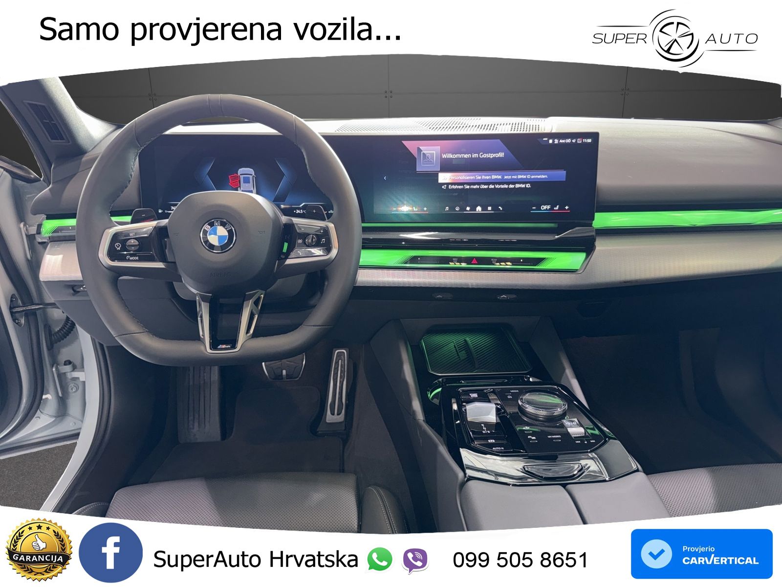BMW 520i Touring (208 KS) Steptronic M Sport LED+GR SJED+ACC