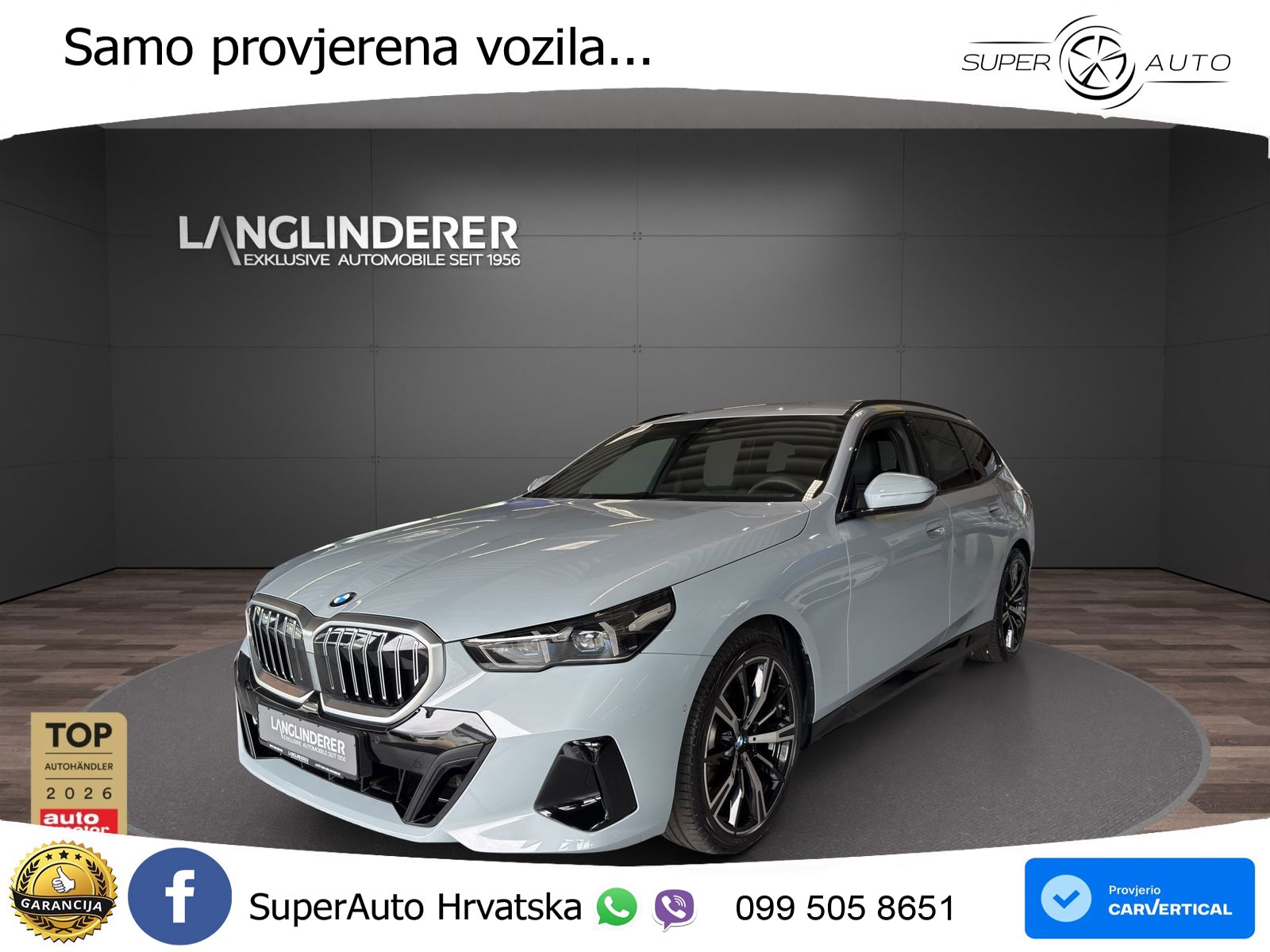 BMW 520i Touring (208 KS) Steptronic M Sport LED+GR SJED+ACC
