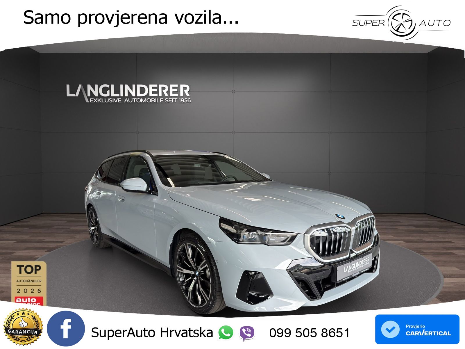 BMW 520i Touring (208 KS) Steptronic M Sport LED+GR SJED+ACC