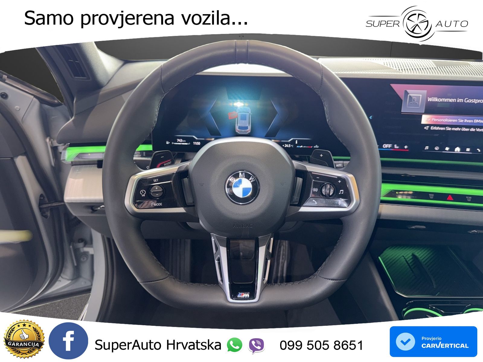 BMW 520i Touring (208 KS) Steptronic M Sport LED+GR SJED+ACC