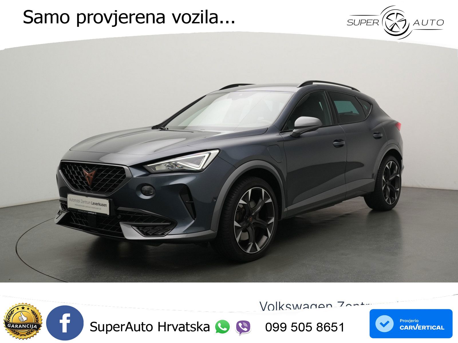 Cupra Formentor 1.4 TSI (245 KS) e-Hybrid DSG VZ LED+GR SJED+ACC