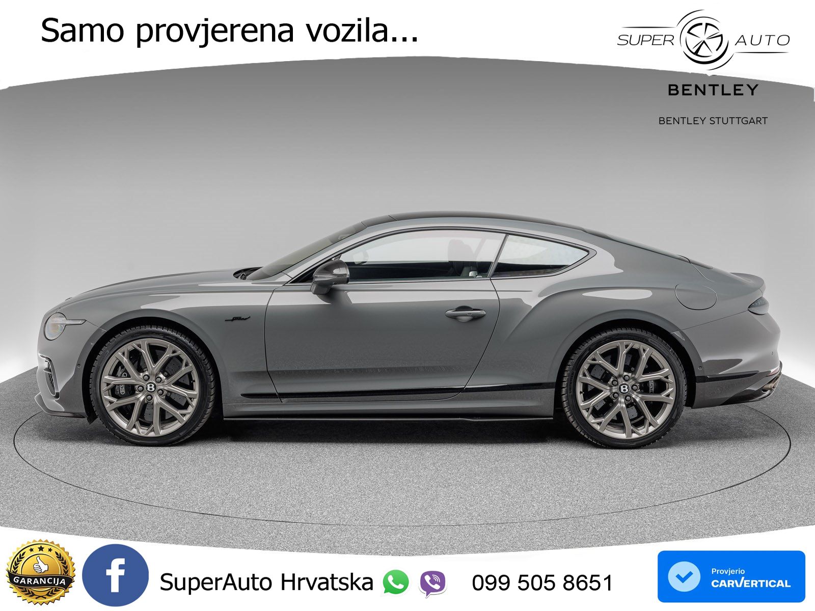 Bentley Continental GT IV 4.0 V8 TFSi (782 KS) AWD DCT LED+GR SJED+ACC