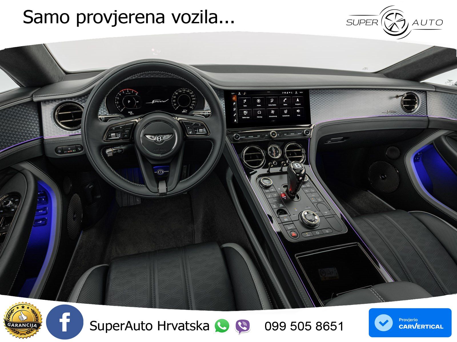 Bentley Continental GT IV 4.0 V8 TFSi (782 KS) AWD DCT LED+GR SJED+ACC