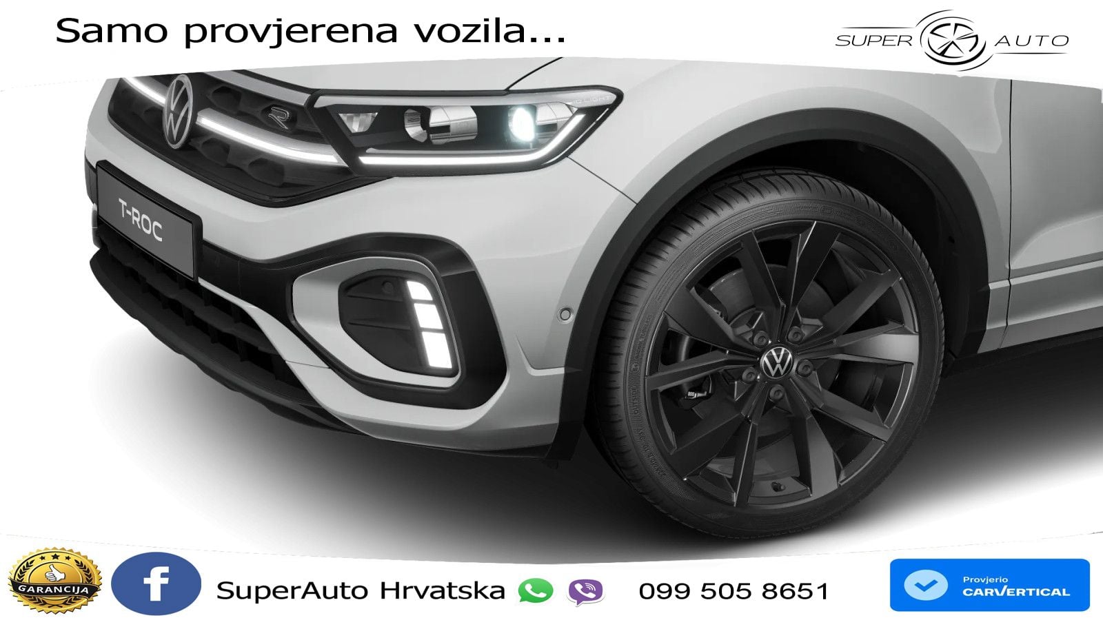 Volkswagen T-Roc 1.5 TSI (150 KS) DSG R-Line LED+GR SJED+ACC