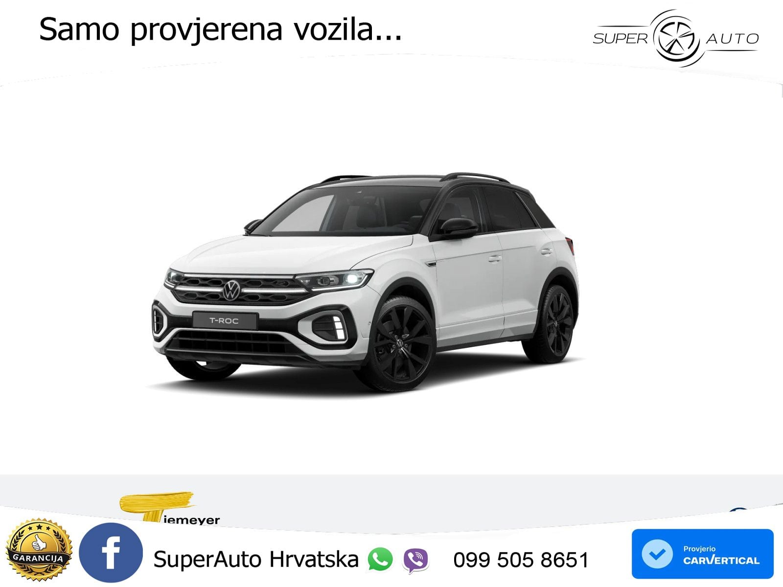 Volkswagen T-Roc 1.5 TSI (150 KS) DSG R-Line LED+GR SJED+ACC