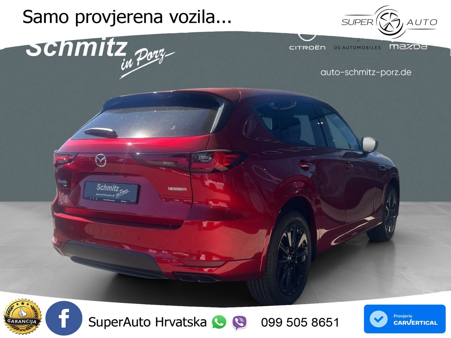 Mazda CX-60 3.3 e-Skyactiv D (254 KS) AWD Automatic LED+GR SJED+ACC