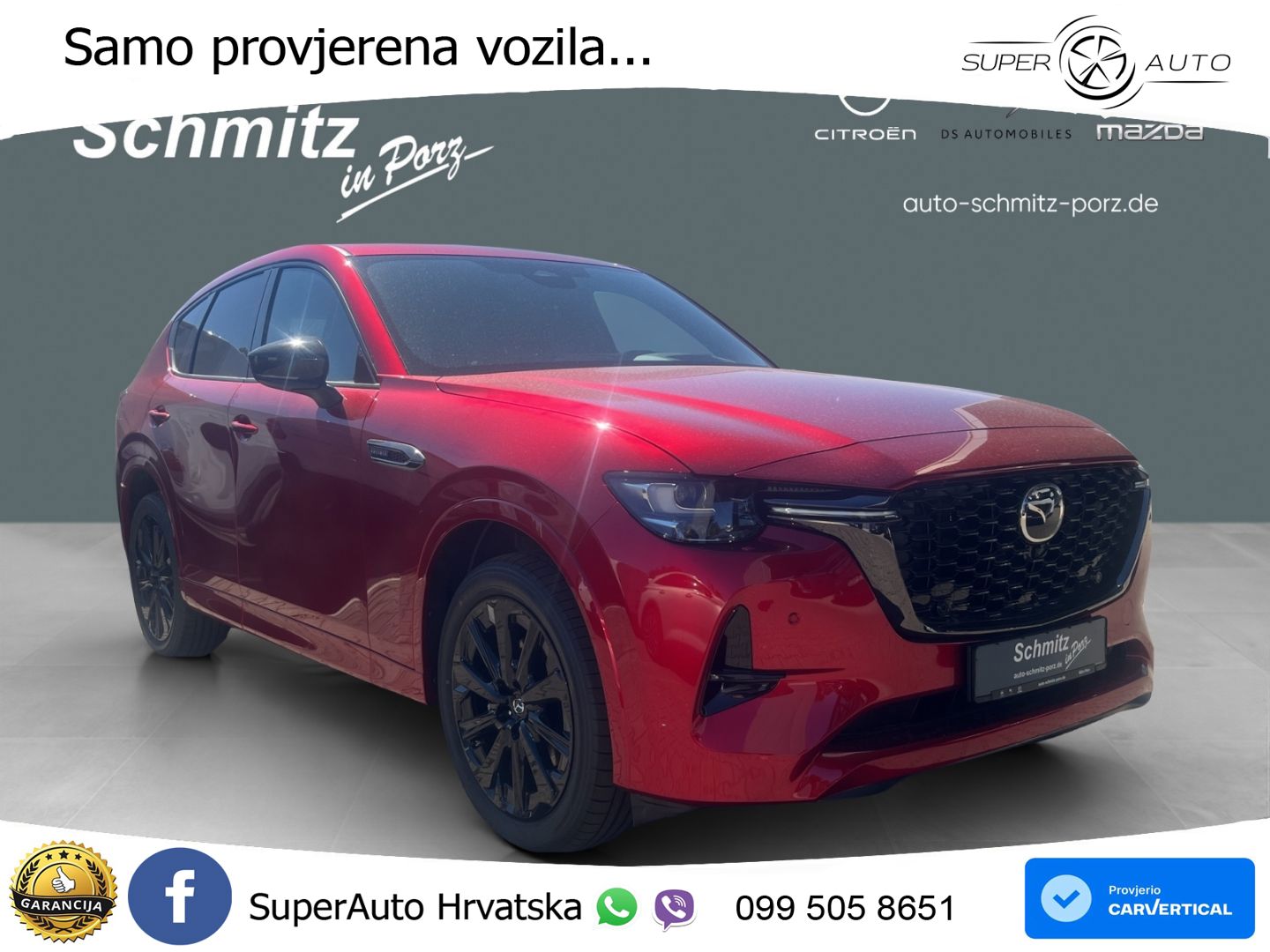 Mazda CX-60 3.3 e-Skyactiv D (254 KS) AWD Automatic LED+GR SJED+ACC