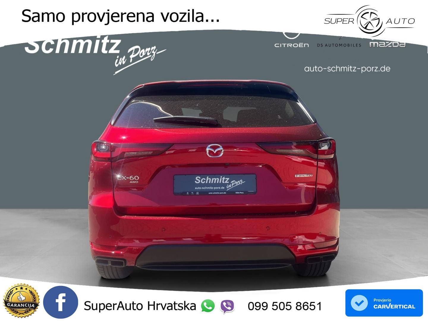 Mazda CX-60 3.3 e-Skyactiv D (254 KS) AWD Automatic LED+GR SJED+ACC
