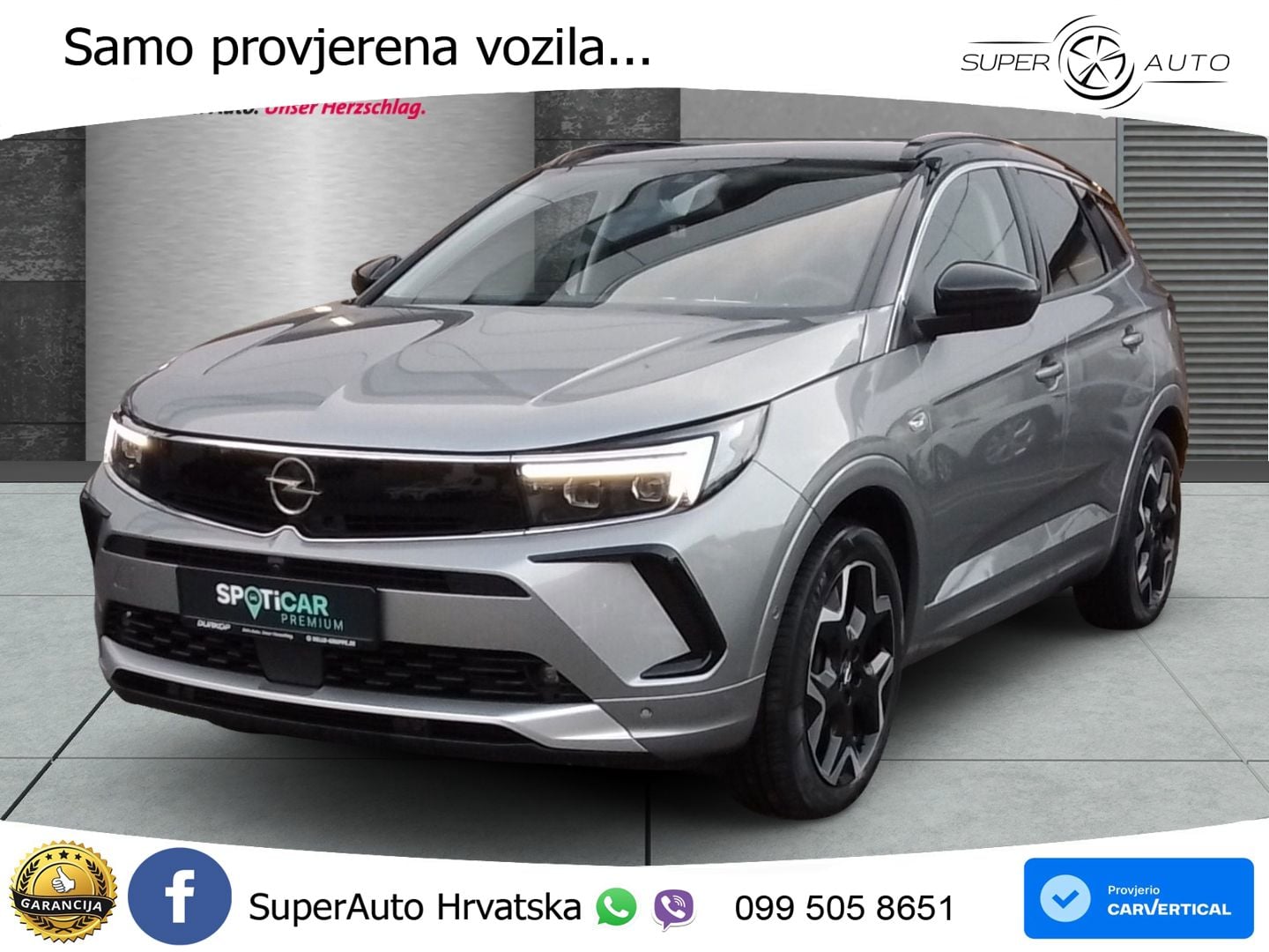 Opel Grandland 1.2i Turbo (130 KS) Automatic Elegance LED+GR SJED+ACC