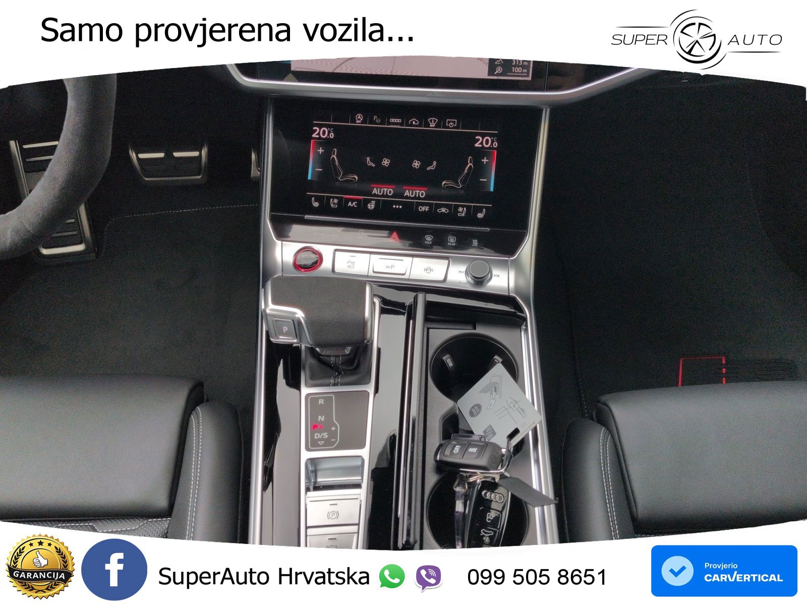 Audi RS6 Avant 4.0 TFSI V8 performance (630 KS)  quattro tiptronic LED+GR SJED+ACC
