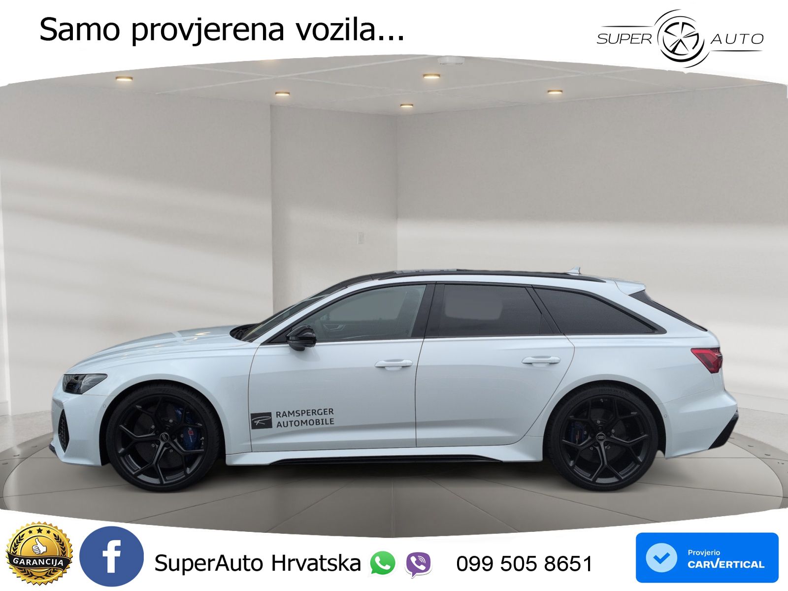 Audi RS6 Avant 4.0 TFSI V8 performance (630 KS)  quattro tiptronic LED+GR SJED+ACC
