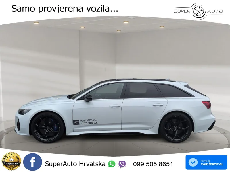 Audi RS6 Avant 4.0 TFSI V8 performance (630 KS)  quattro tiptronic LED+GR SJED+ACC
