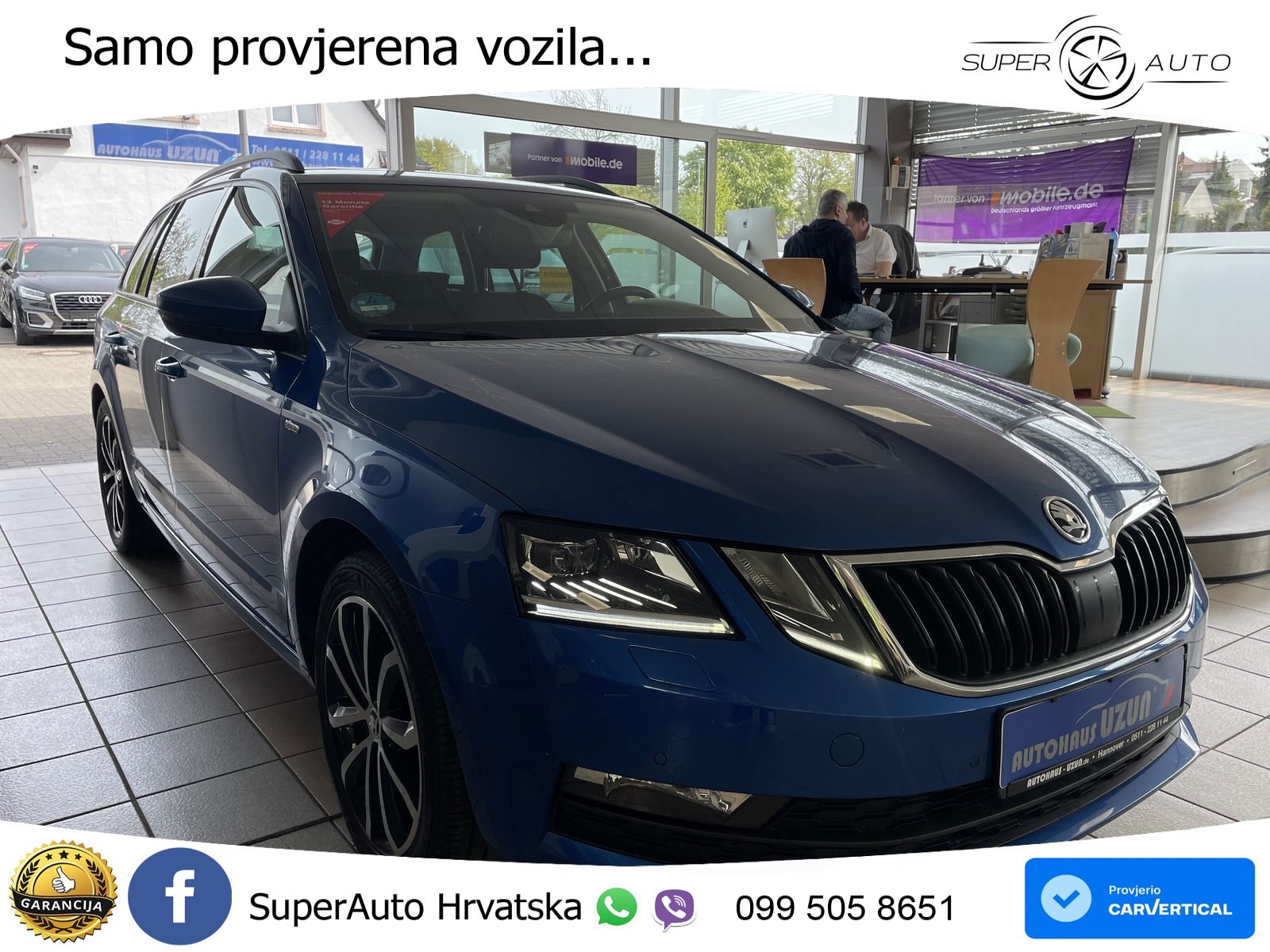 Škoda Octavia Combi 2.0 TDI (150 KS) DSG LED+GR SJED+ACC