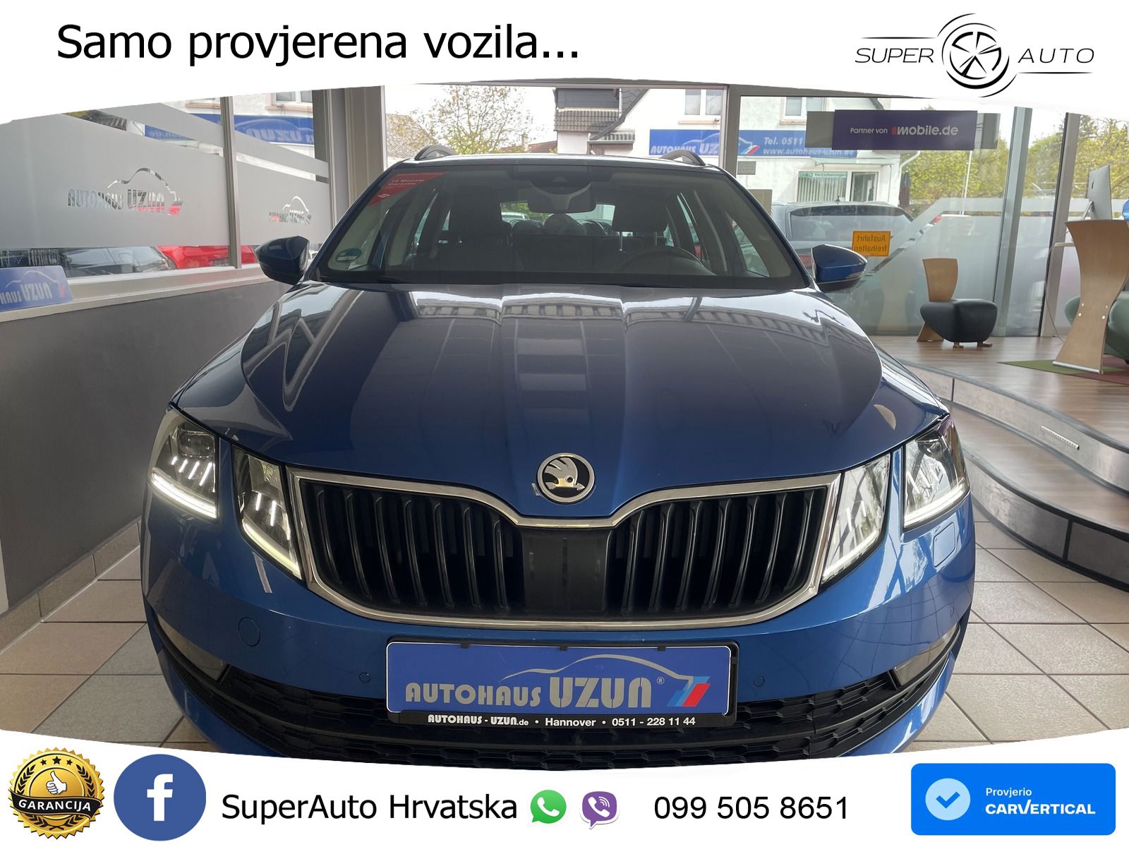 Škoda Octavia Combi 2.0 TDI (150 KS) DSG LED+GR SJED+ACC