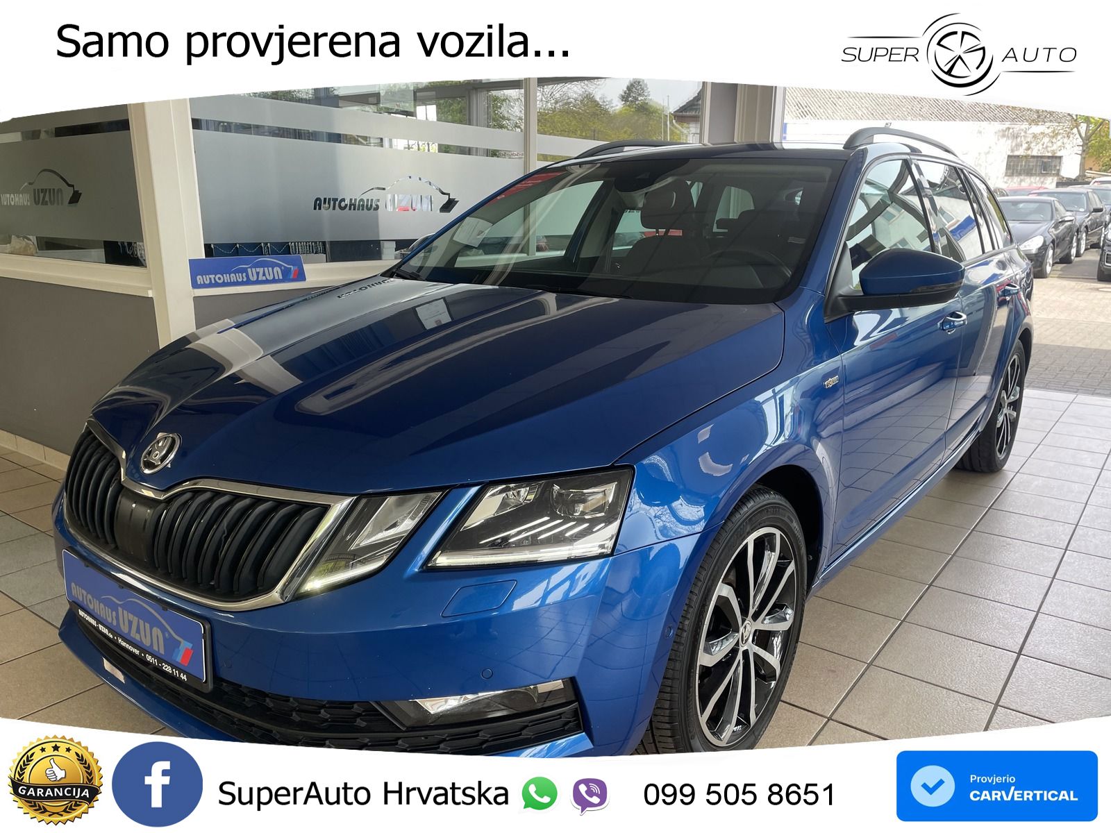 Škoda Octavia Combi 2.0 TDI (150 KS) DSG LED+GR SJED+ACC
