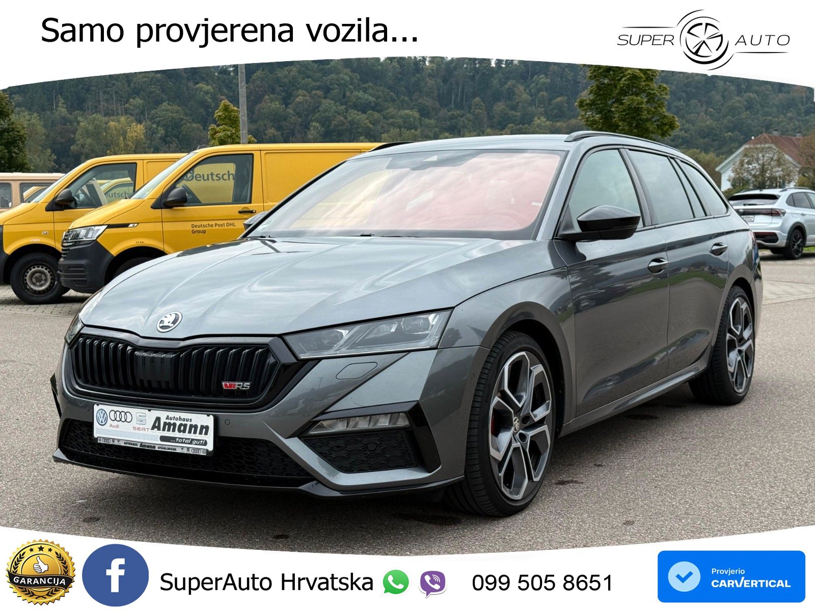 Škoda Octavia Combi RS 2.0 TDI (200 KS) 4x4 DSG LED+GR SJED+ACC