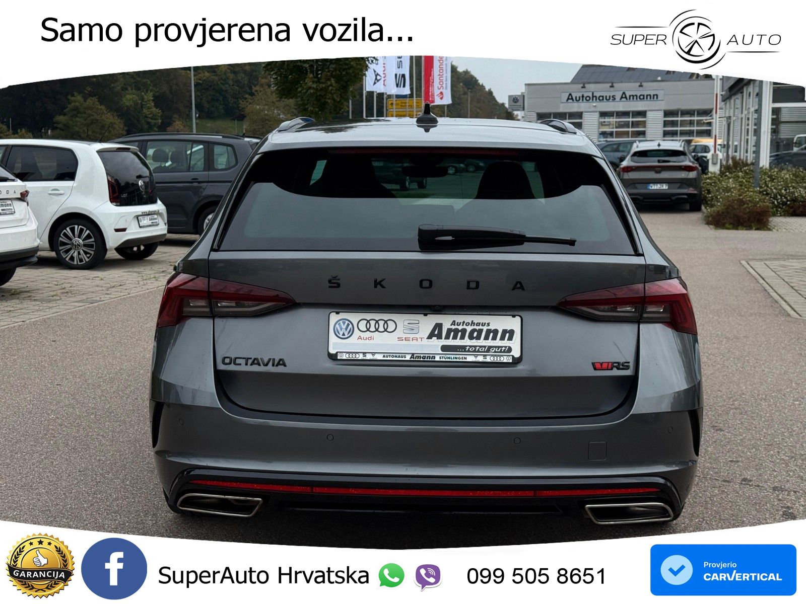 Škoda Octavia Combi RS 2.0 TDI (200 KS) 4x4 DSG LED+GR SJED+ACC