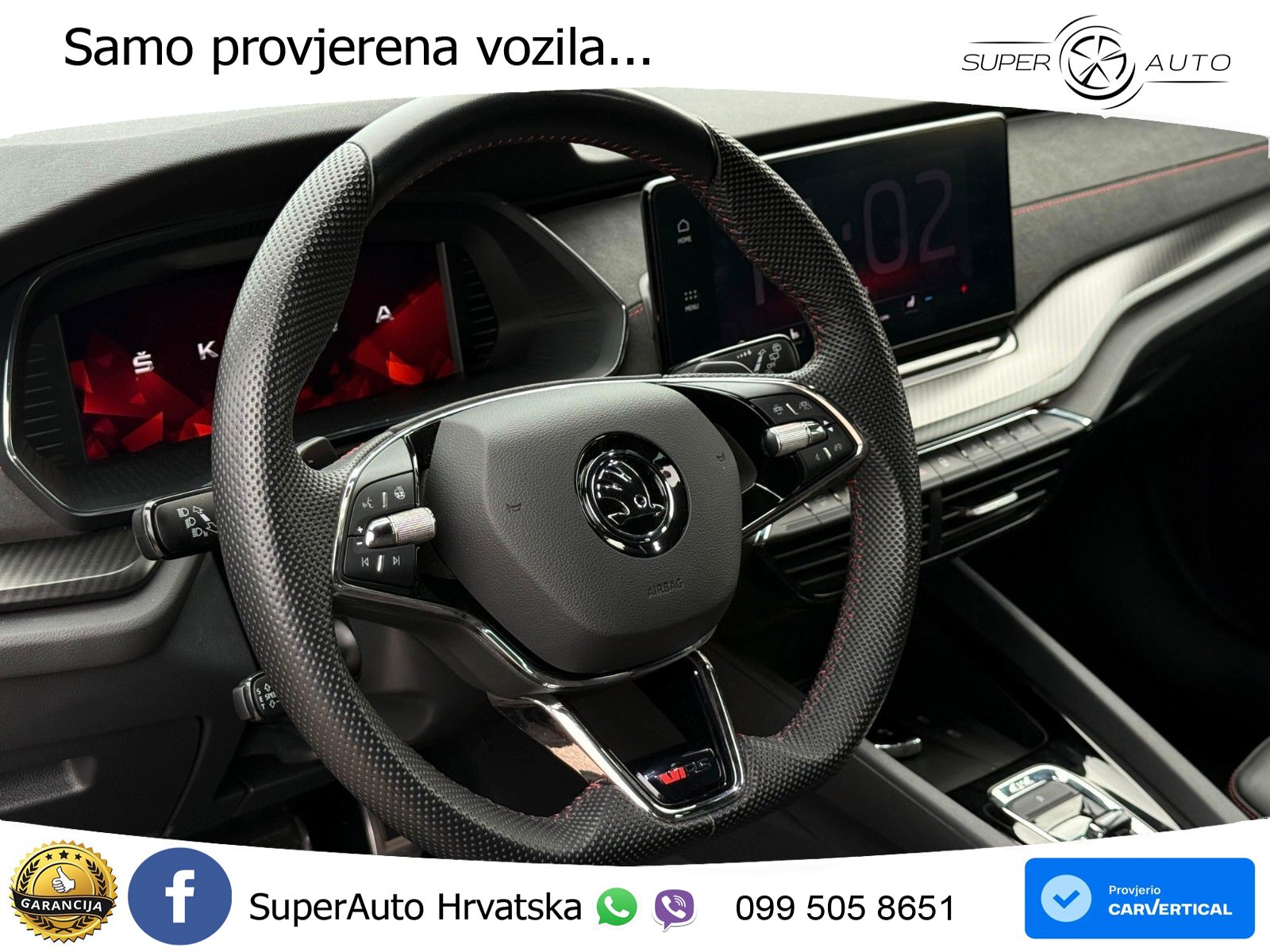 Škoda Octavia Combi RS 2.0 TDI (200 KS) 4x4 DSG LED+GR SJED+ACC