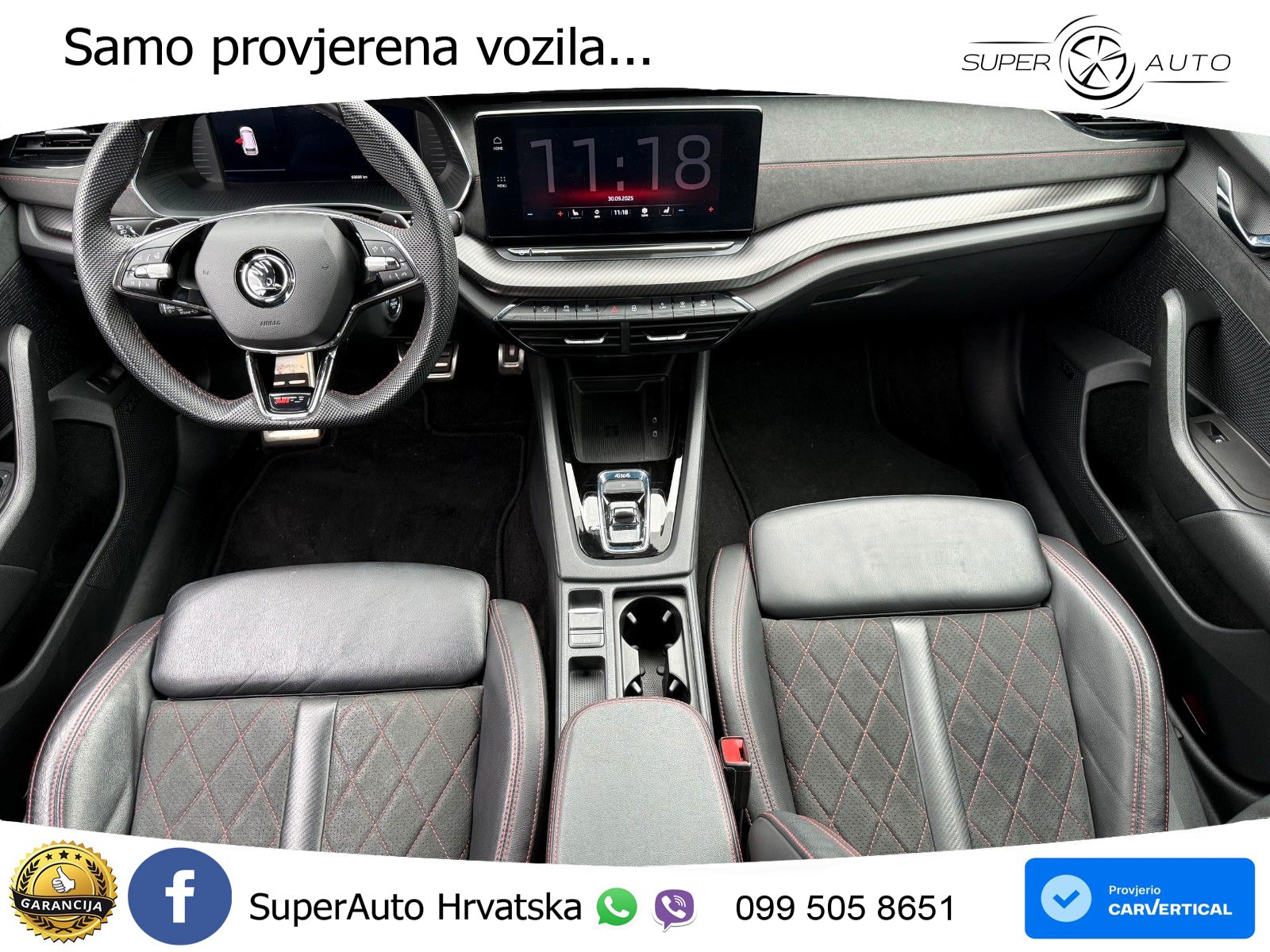 Škoda Octavia Combi RS 2.0 TDI (200 KS) 4x4 DSG LED+GR SJED+ACC