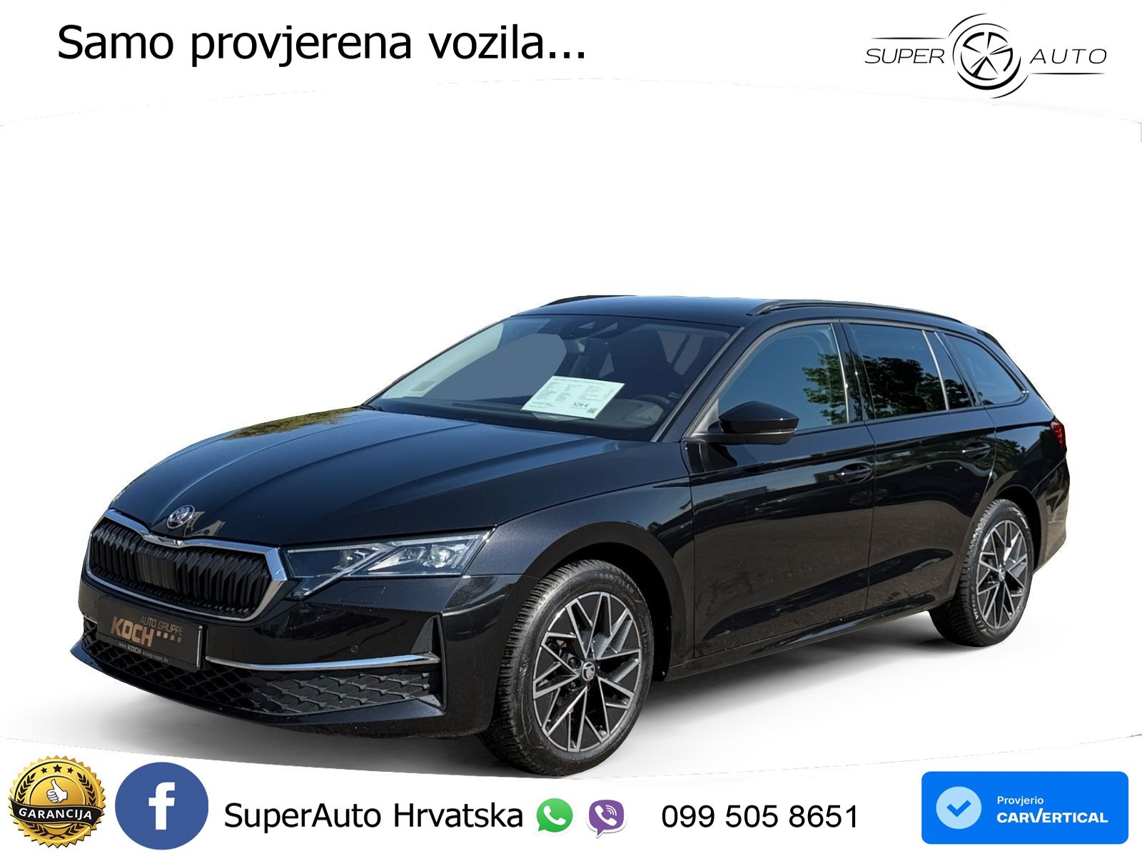 Škoda Octavia Combi 2.0 TDI (150 KS) DSG Selection MATRIX+GR SJED+KAM