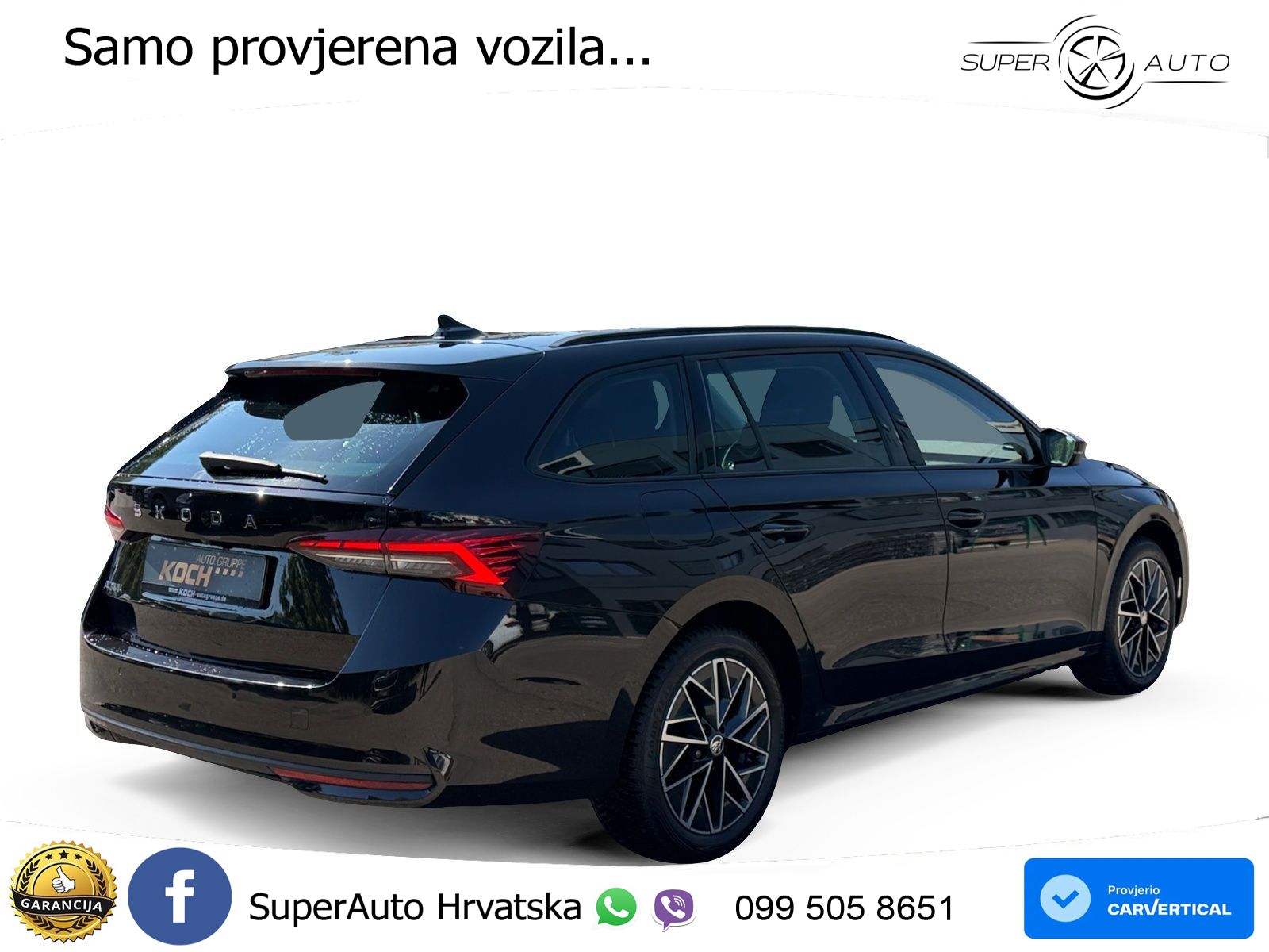 Škoda Octavia Combi 2.0 TDI (150 KS) DSG Selection MATRIX+GR SJED+KAM