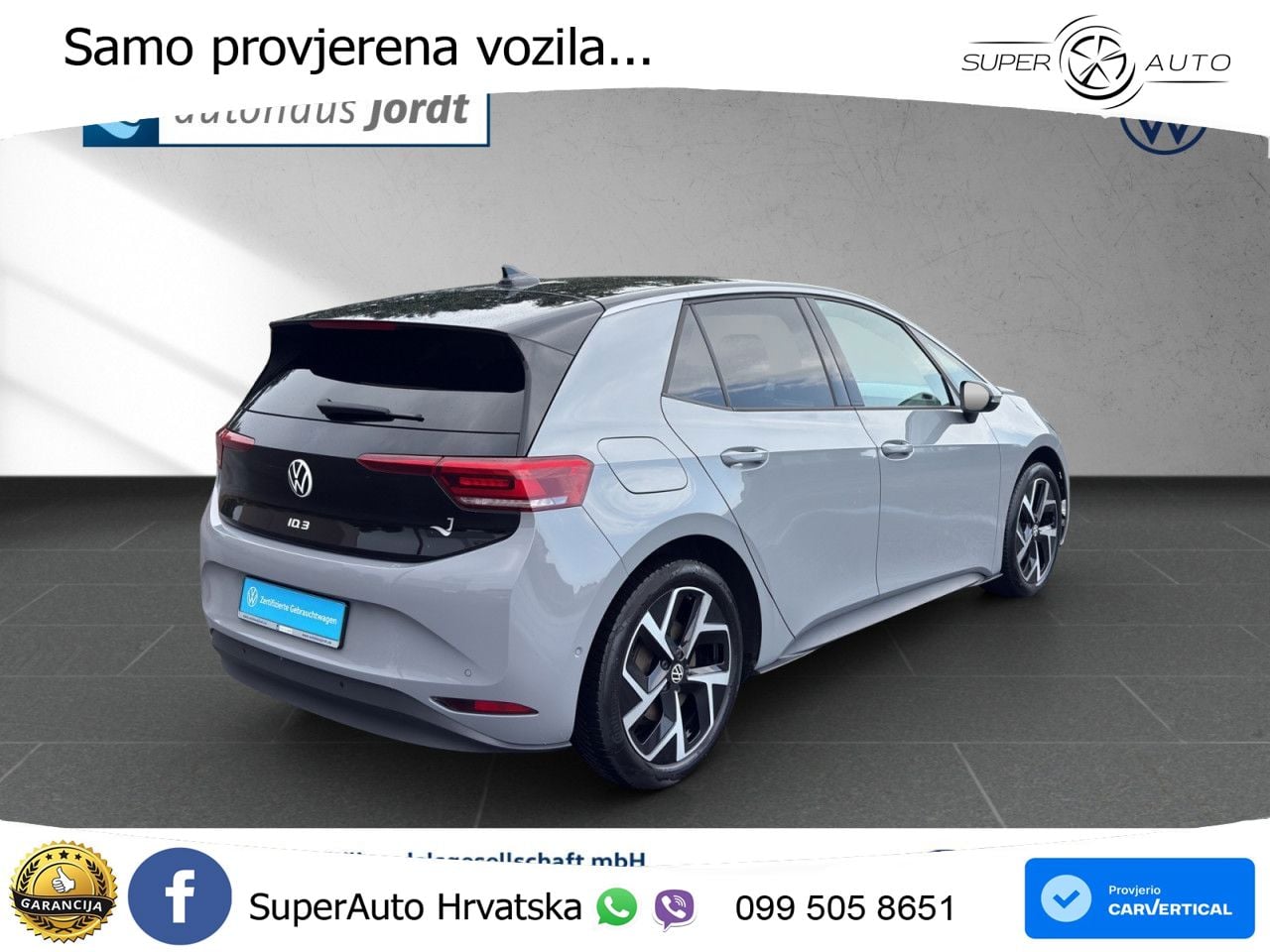 Volkswagen ID.3 Pro 62 kWh (204 KS) LED+GR SJED+ACC