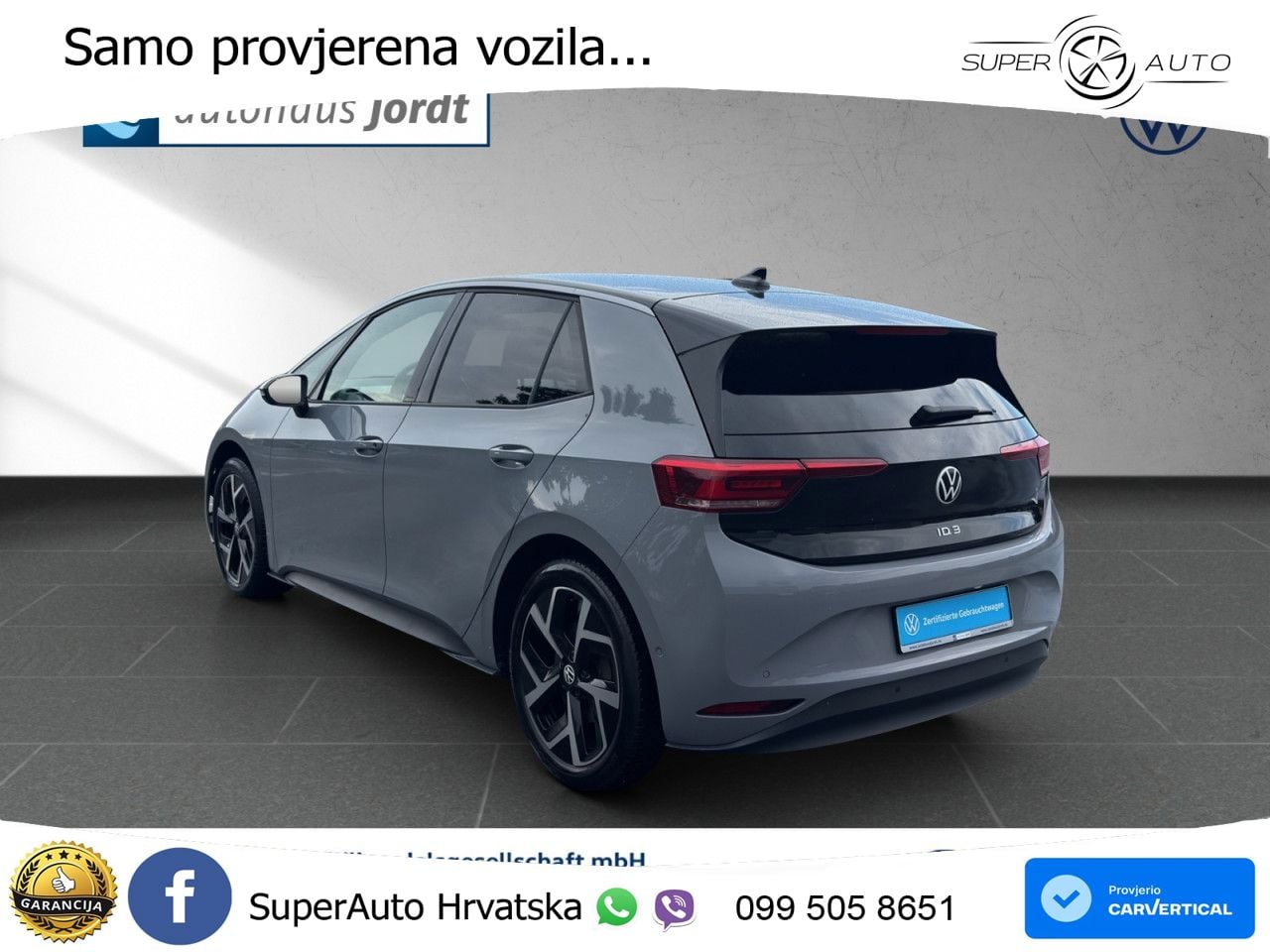 Volkswagen ID.3 Pro 62 kWh (204 KS) LED+GR SJED+ACC
