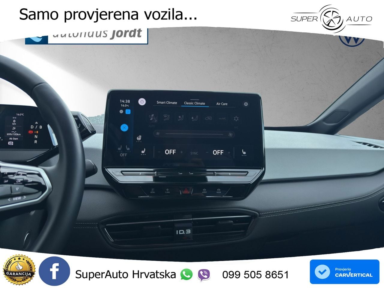 Volkswagen ID.3 Pro 62 kWh (204 KS) LED+GR SJED+ACC