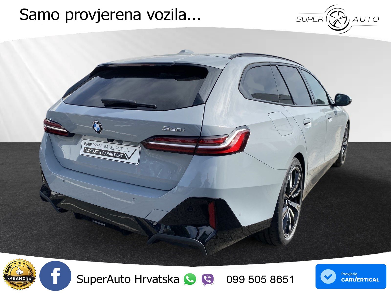 BMW 520i Touring (208 KS) Steptronic M Sport LED+GR SJED+ACC