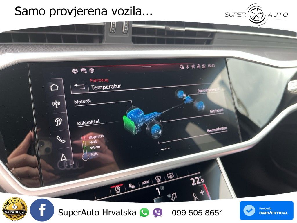 Audi RS6 Avant 4.0 TFSI V8 performance (630 KS)  quattro tiptronic MATRIX+GR SJED+KAM