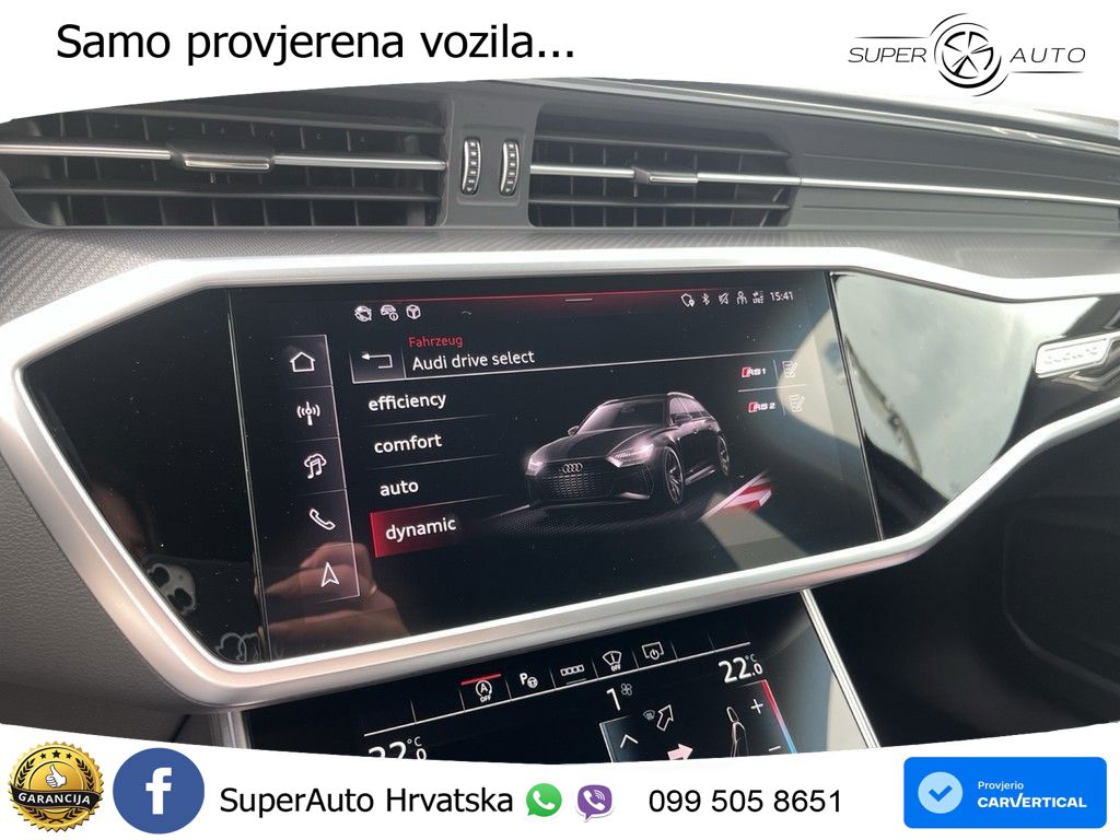 Audi RS6 Avant 4.0 TFSI V8 performance (630 KS)  quattro tiptronic MATRIX+GR SJED+KAM
