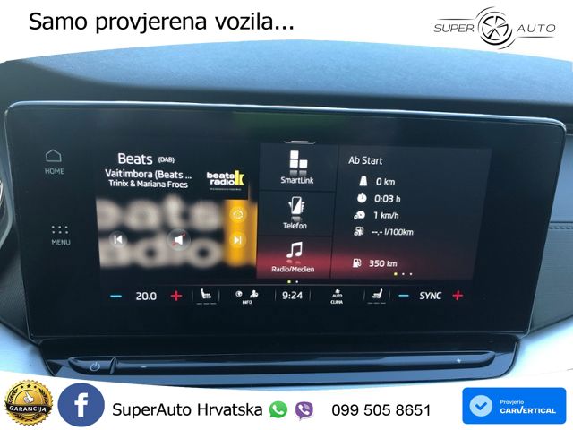 Škoda Octavia Combi 2.0 TDI (150 KS) LED+GR SJED+ACC