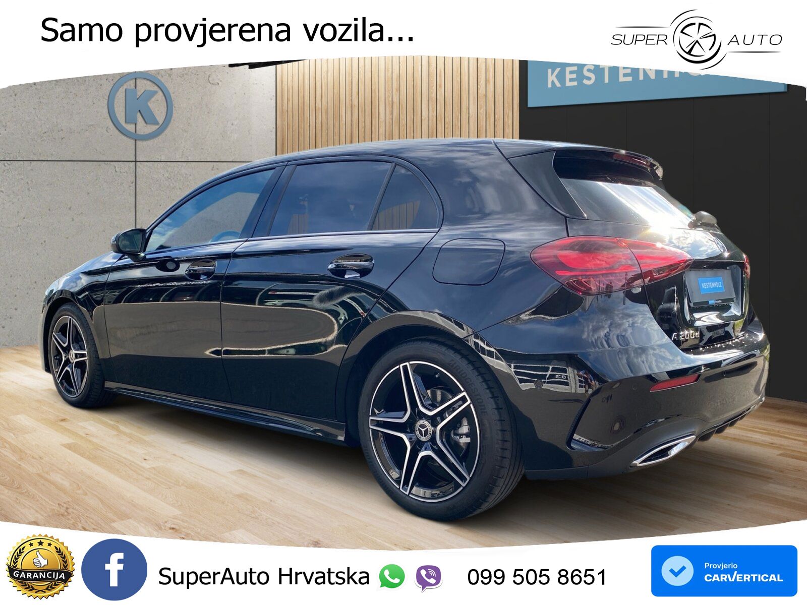 Mercedes-Benz A 200d 8G-DCT AMG LED+GR SJED+ACC