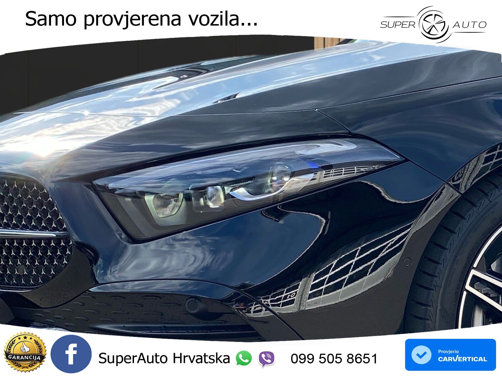 Mercedes-Benz A 200d 8G-DCT AMG LED+GR SJED+ACC