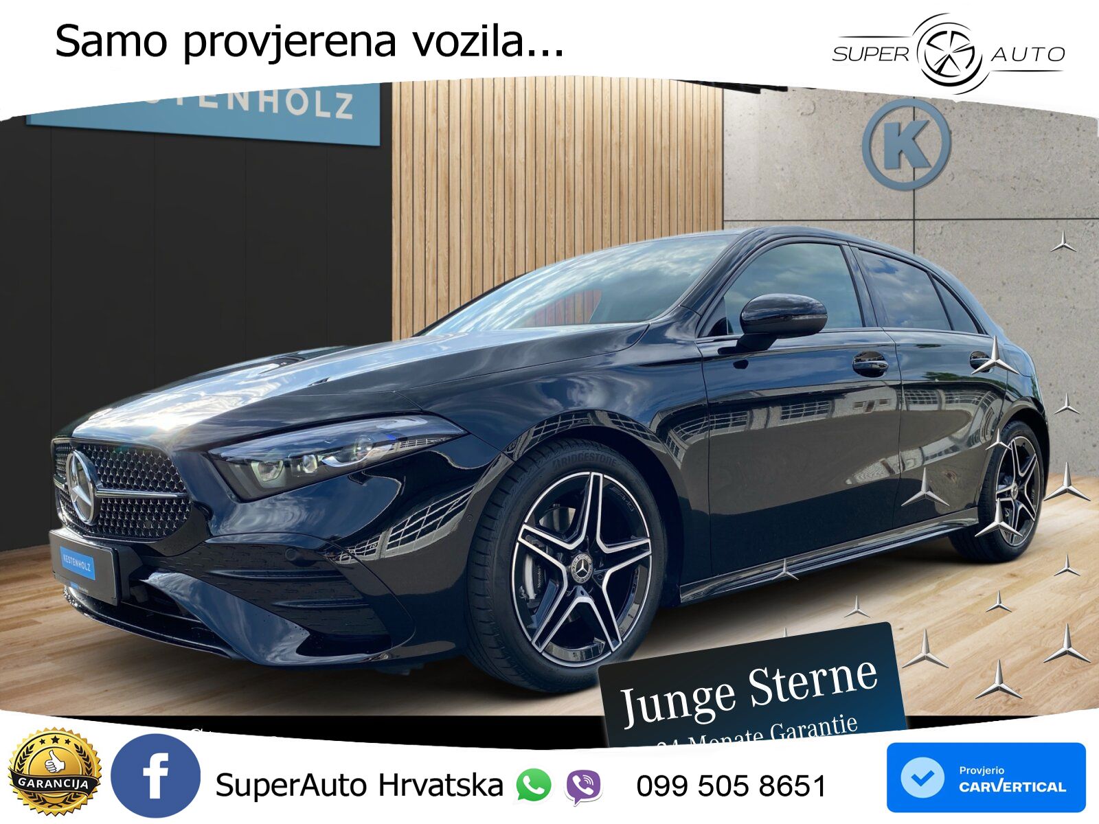 Mercedes-Benz A 200d 8G-DCT AMG LED+GR SJED+ACC