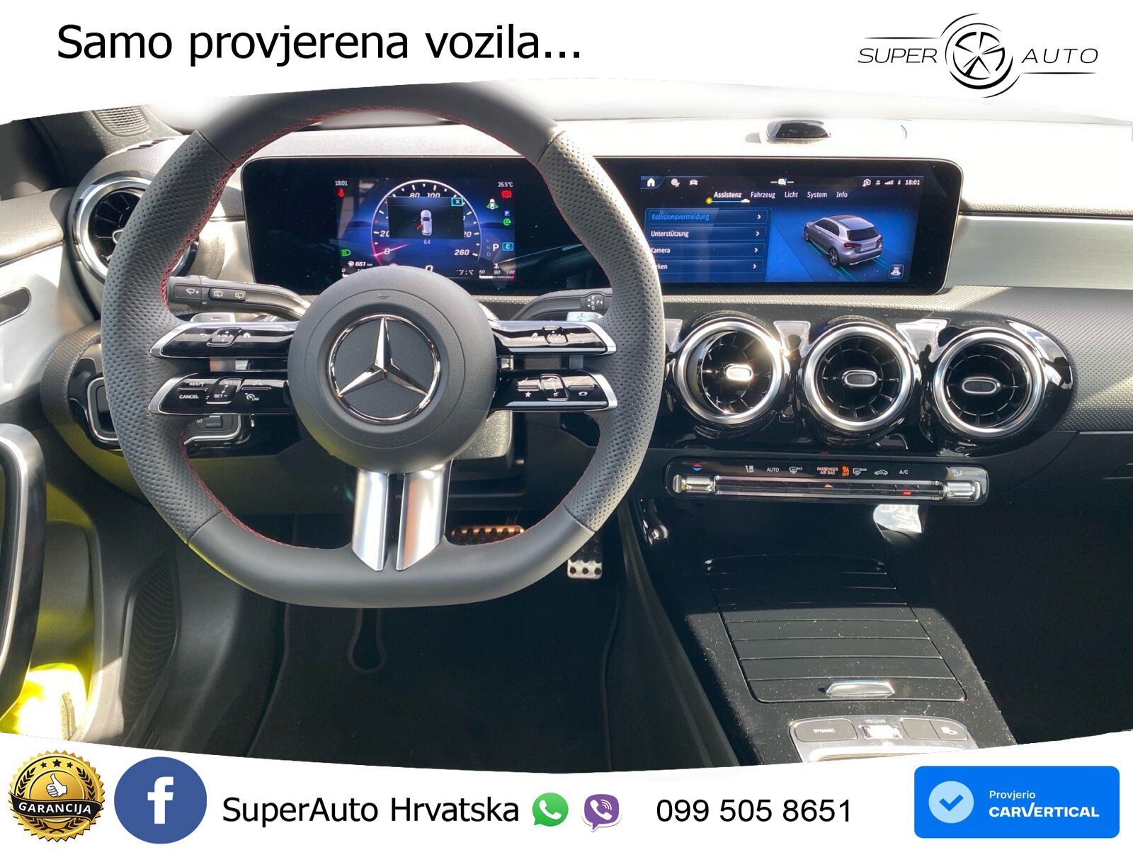 Mercedes-Benz A 200d 8G-DCT AMG LED+GR SJED+ACC