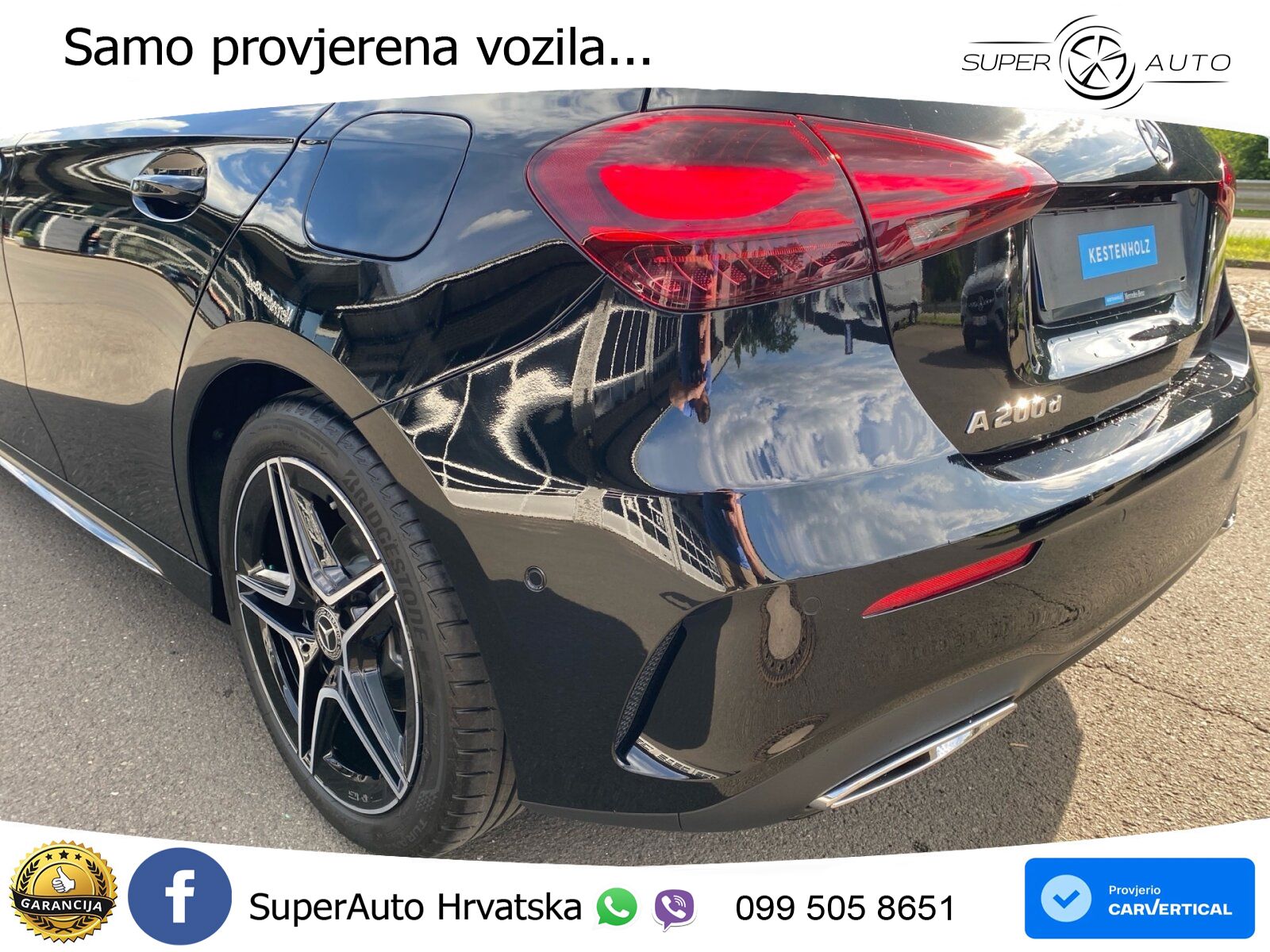 Mercedes-Benz A 200d 8G-DCT AMG LED+GR SJED+ACC