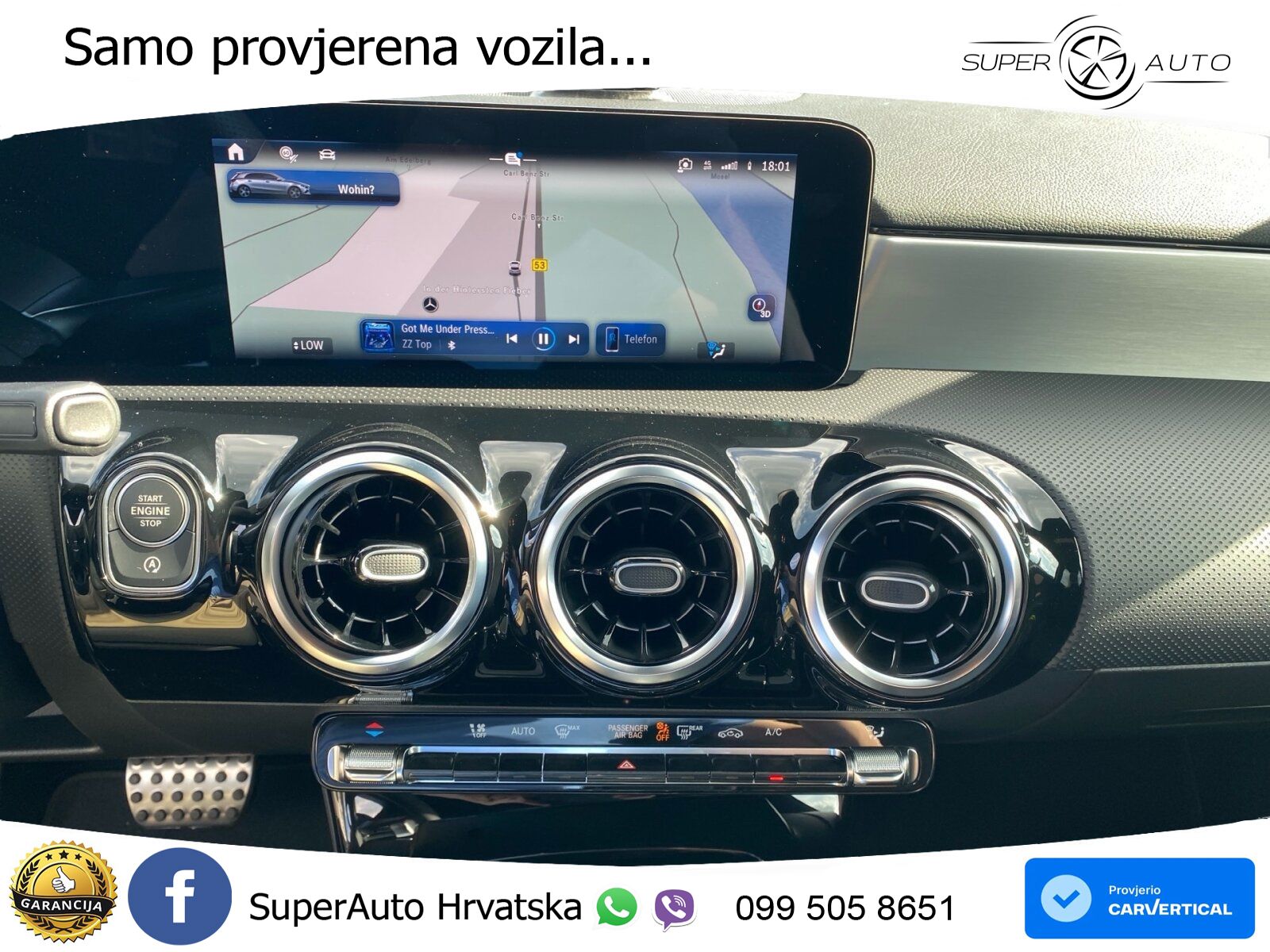 Mercedes-Benz A 200d 8G-DCT AMG LED+GR SJED+ACC