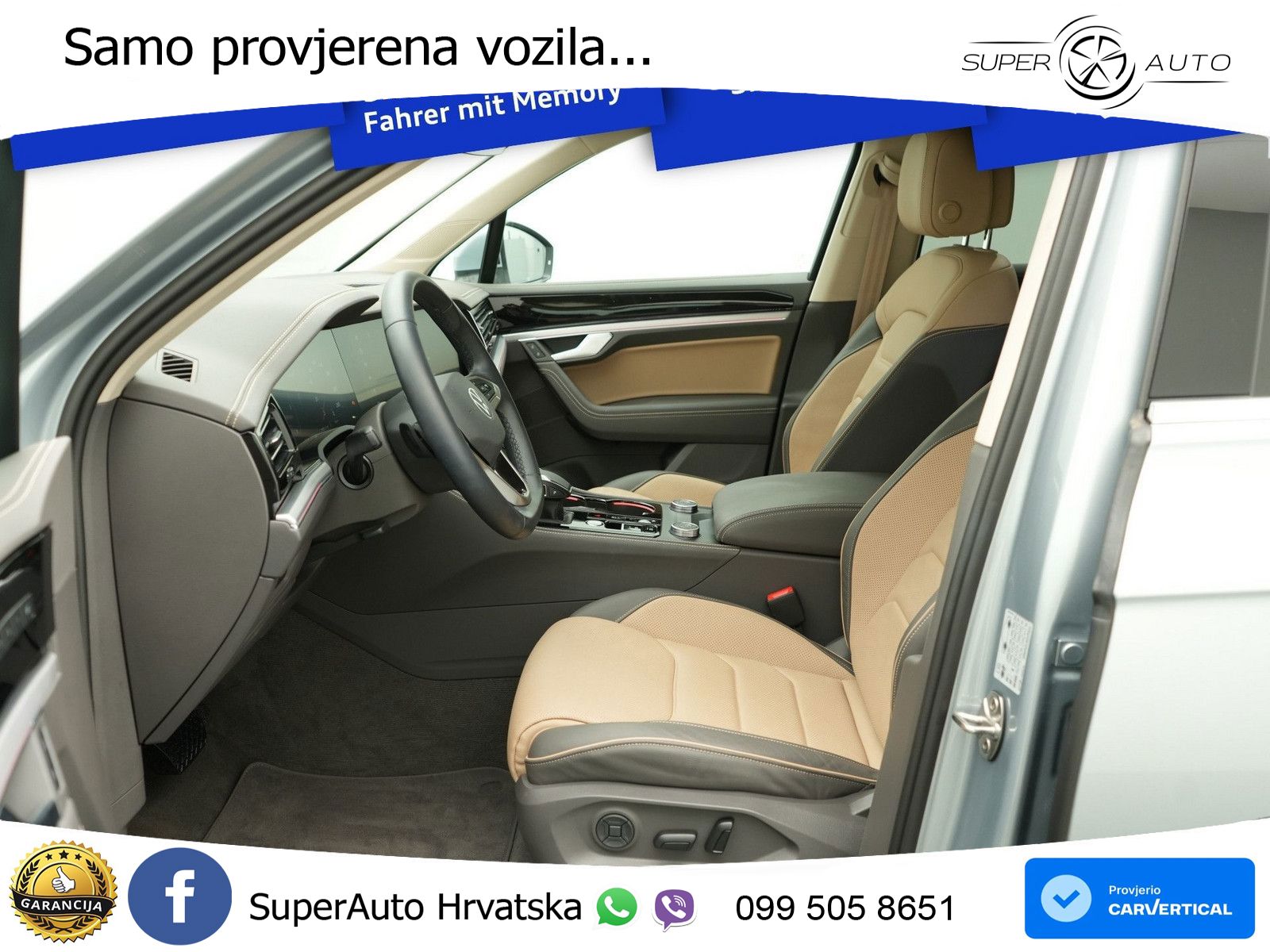 Volkswagen Touareg 3.0 V6 TDI (286 KS) 4MOTION Tiptronic ZRAČNI+ACC+GR SJED+KAM
