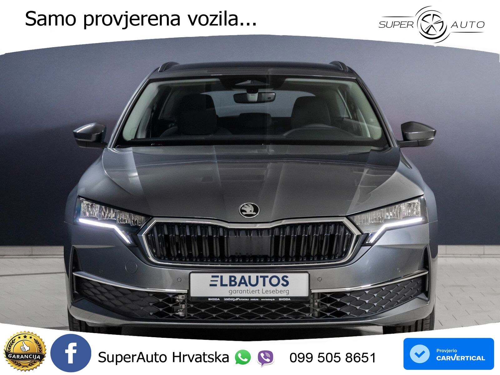 Škoda Octavia Combi 2.0 TDI (150 KS) DSG LED+GR SJED+ACC
