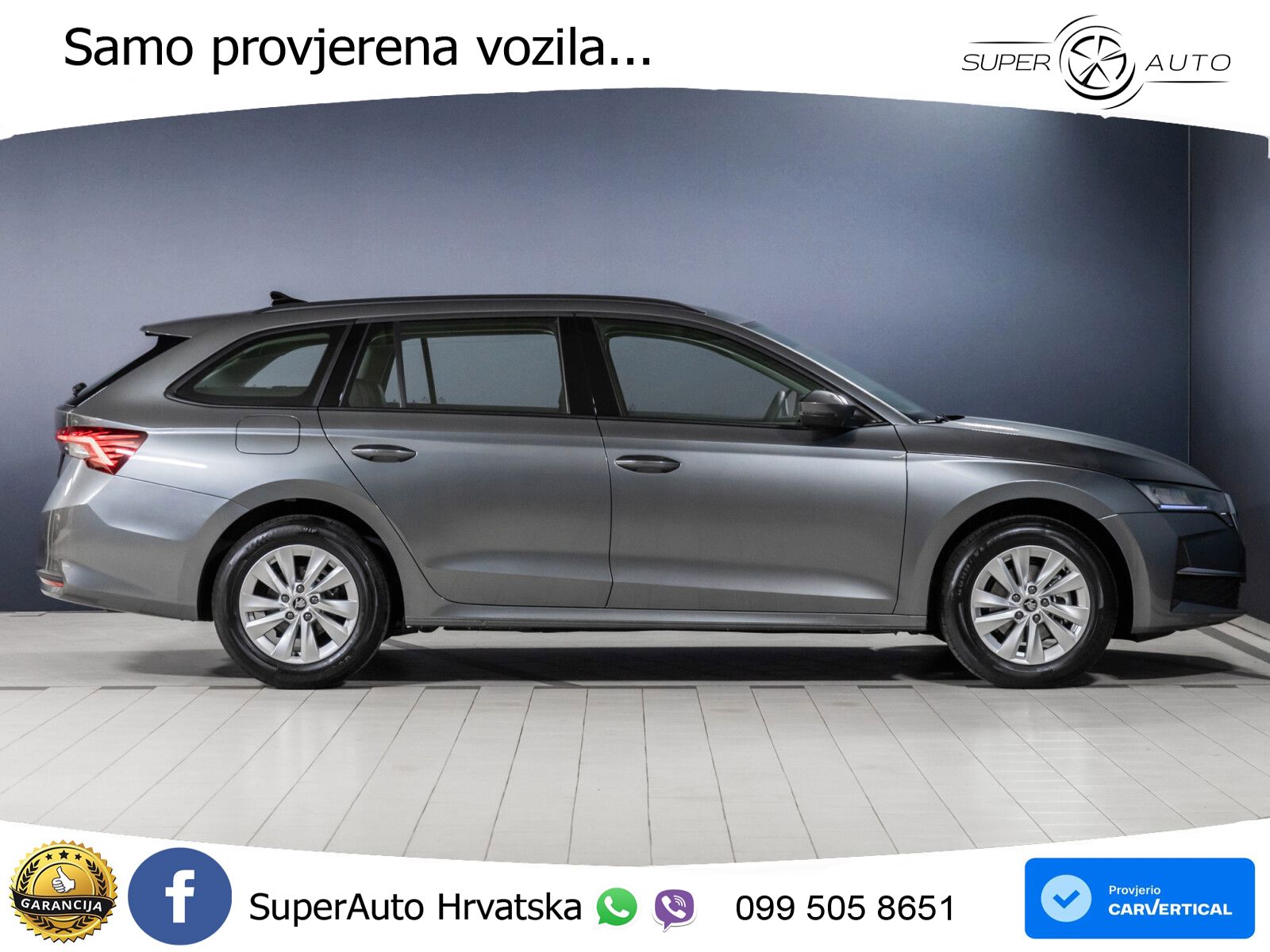 Škoda Octavia Combi 2.0 TDI (150 KS) DSG LED+GR SJED+ACC